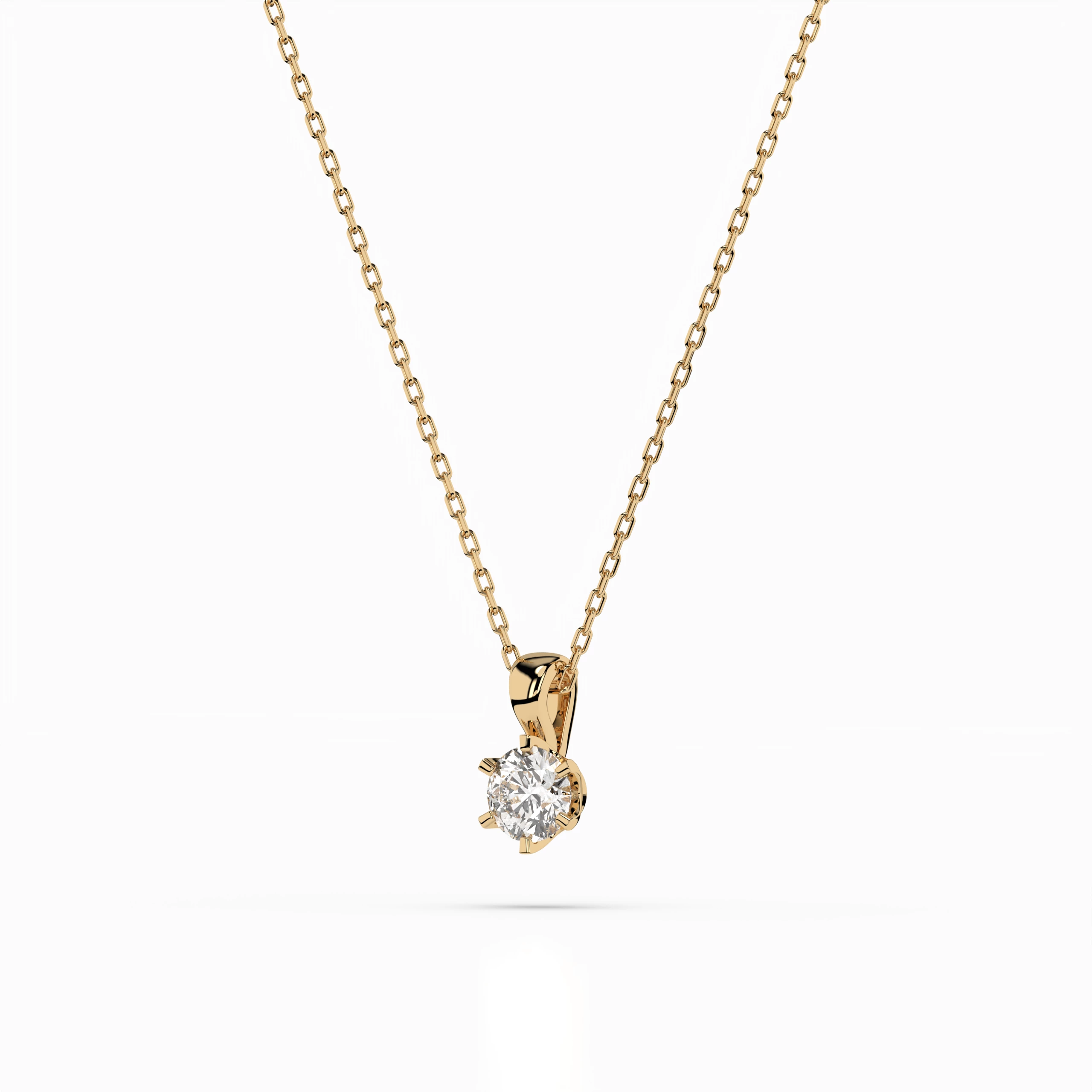 Collier Cosmos Étoilé Solitaire ronde 0,15 ct · 3,4 mm — vue 5