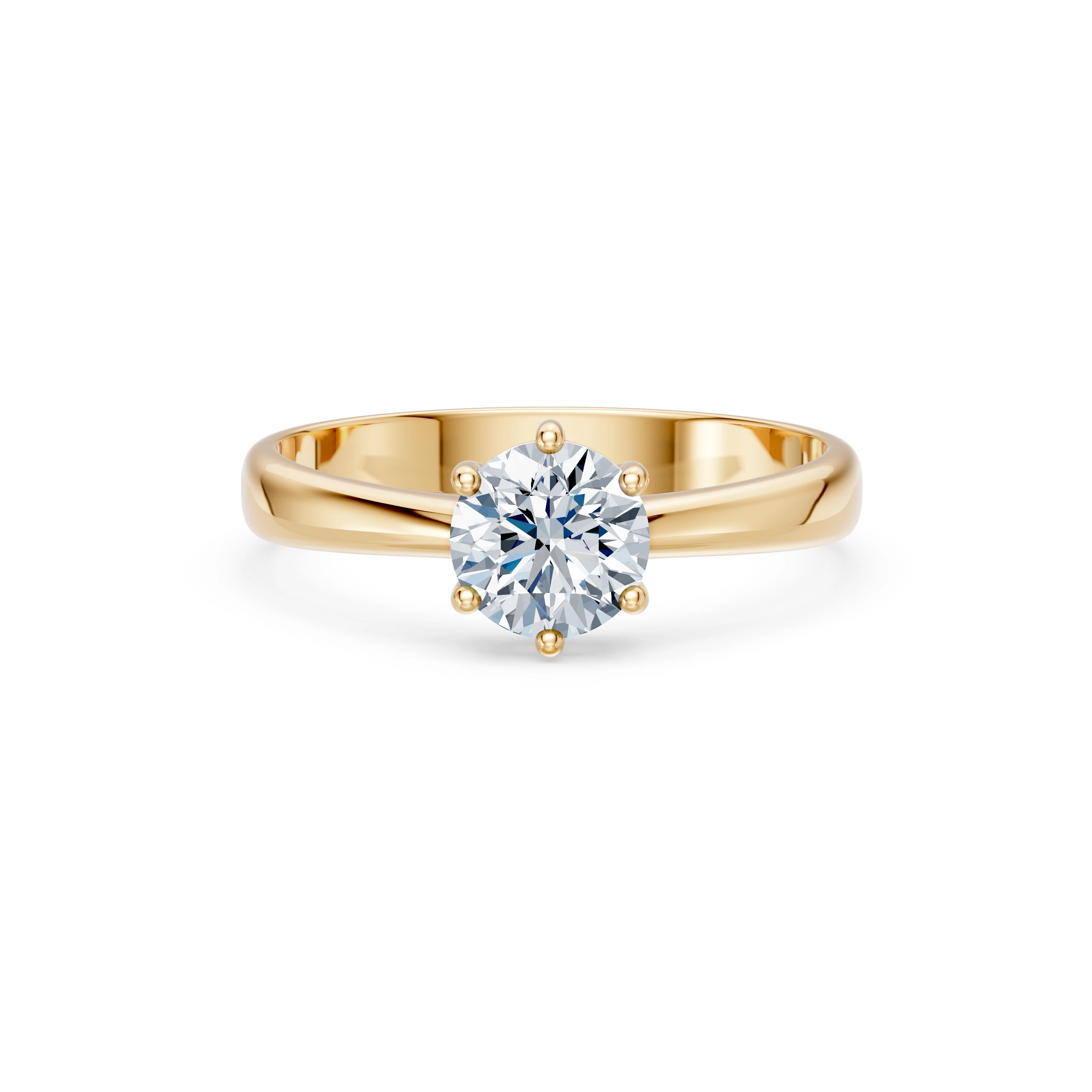 Bague L'Éternelle Solitaire ronde 1 ct · 6,5 mm — vue 6