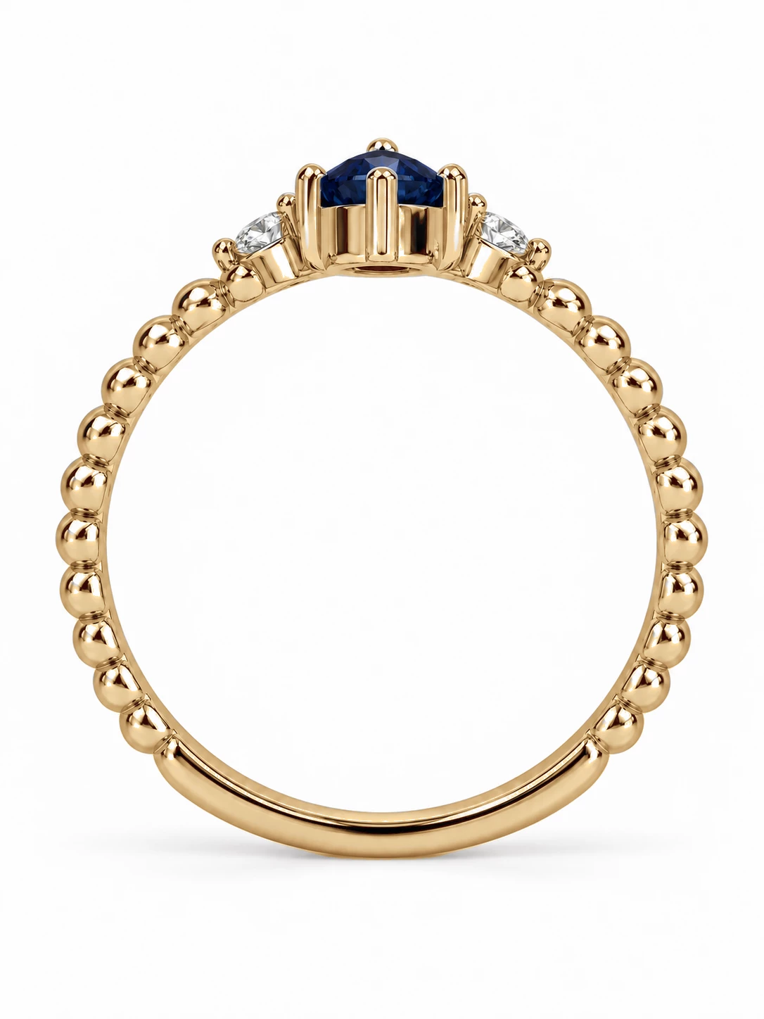Bague Galaxie Étoilée Pierre Précieuse 0,5 ct — vue 8