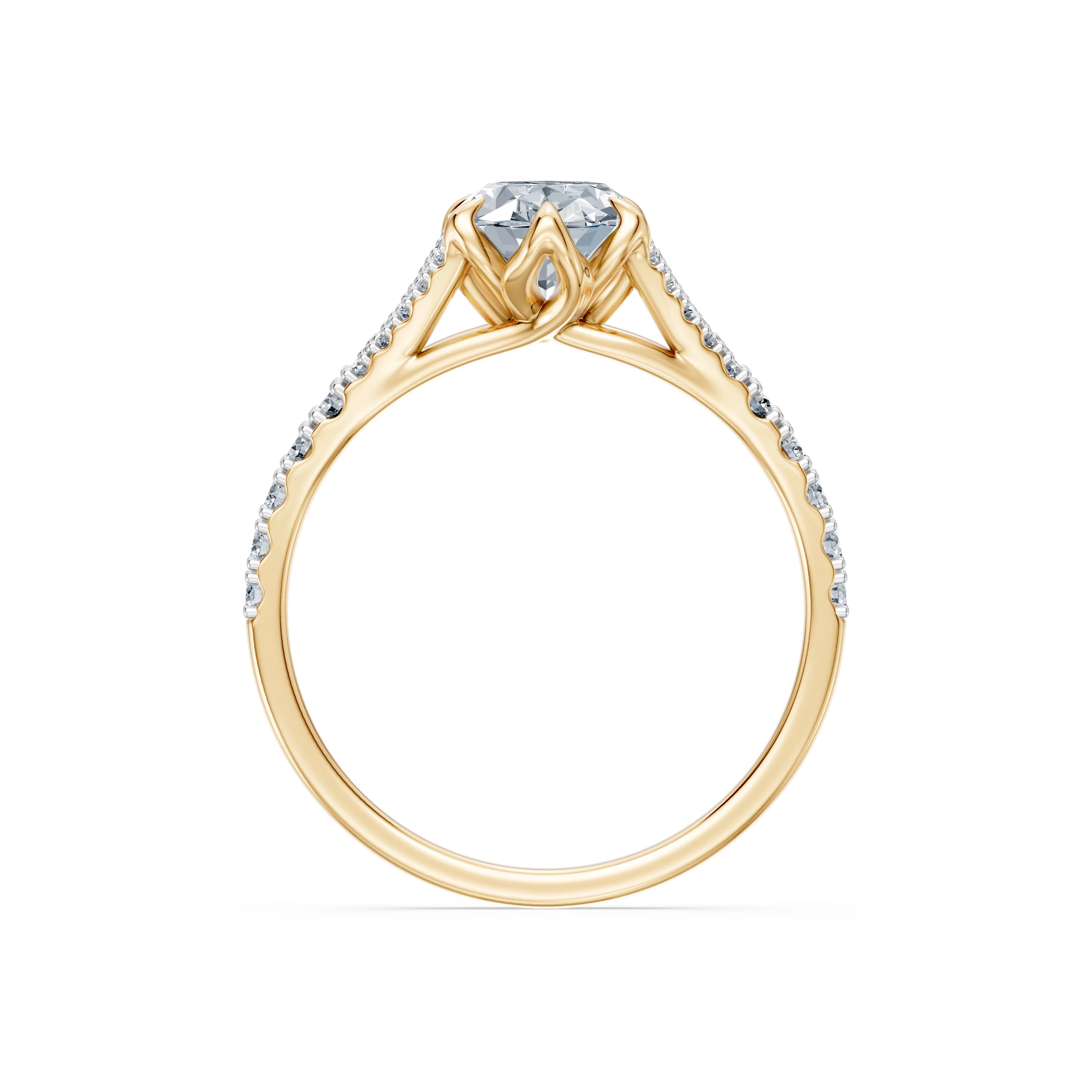 Bague Baiser Sincère Solitaire Éternité ovale 1,5 ct · 1,5 mm — vue 5