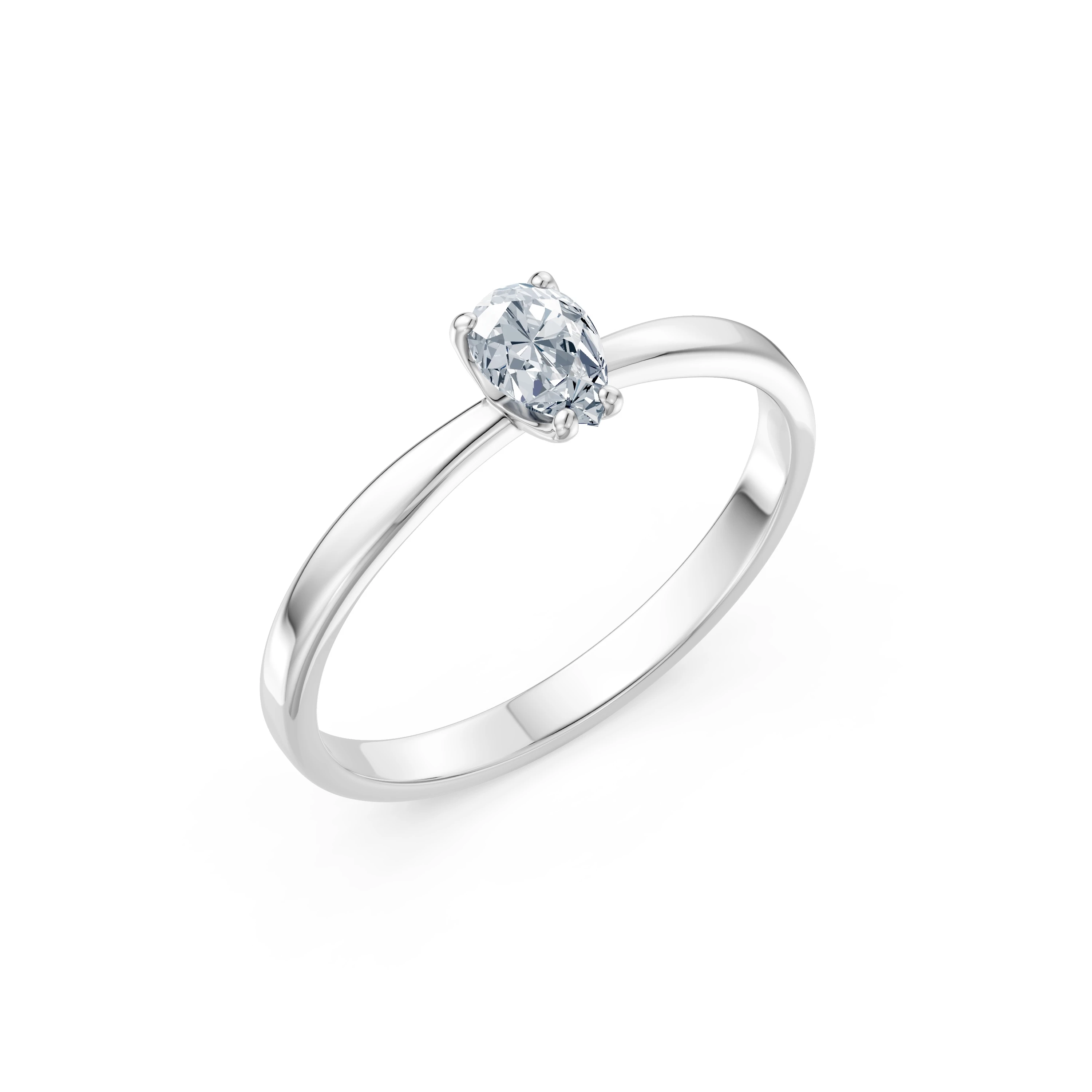 Bague Diadème Éternel Solitaire 0,3 ct — vue 1