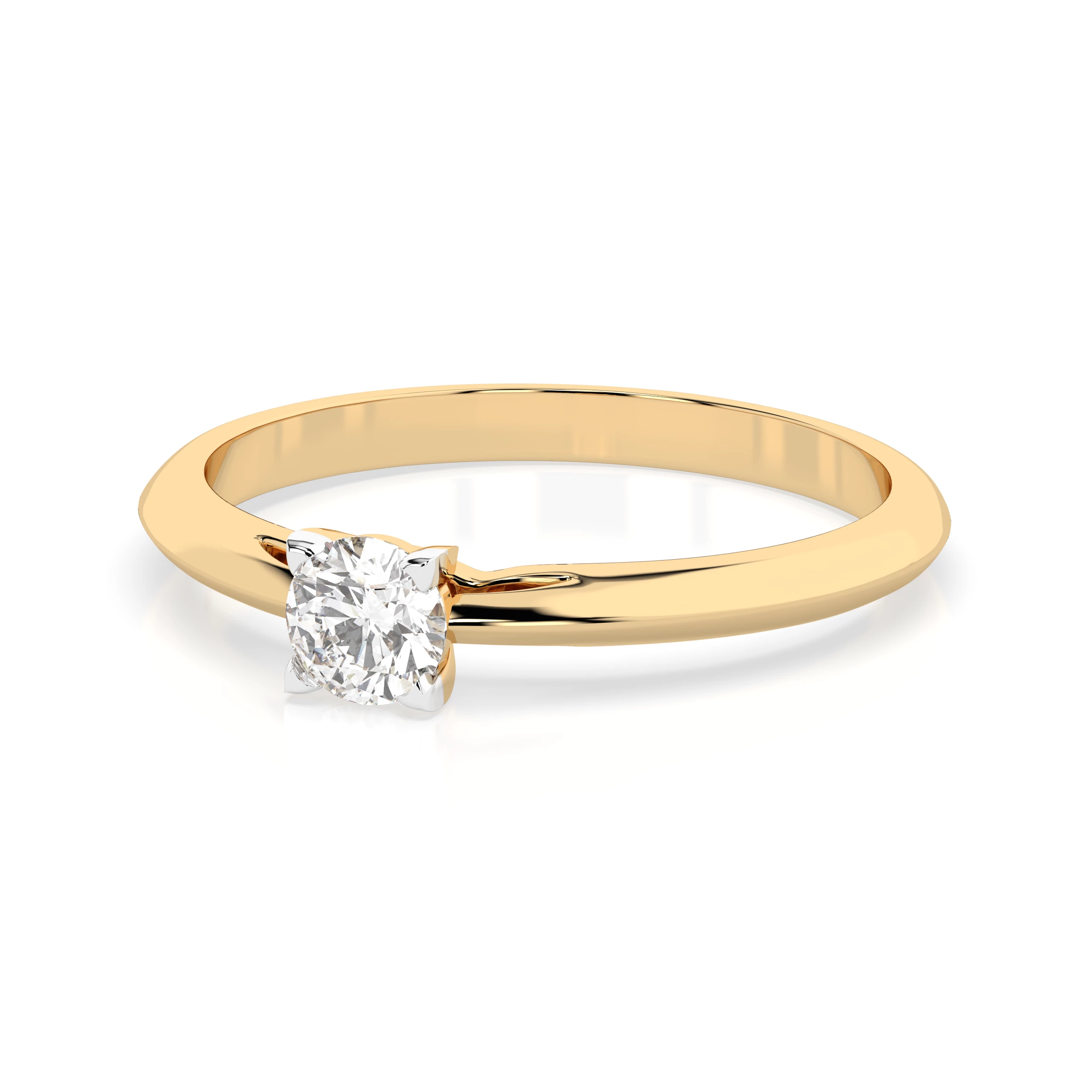 Bague Trésor Rayonnant Solitaire ronde 0,3 ct — vue 6
