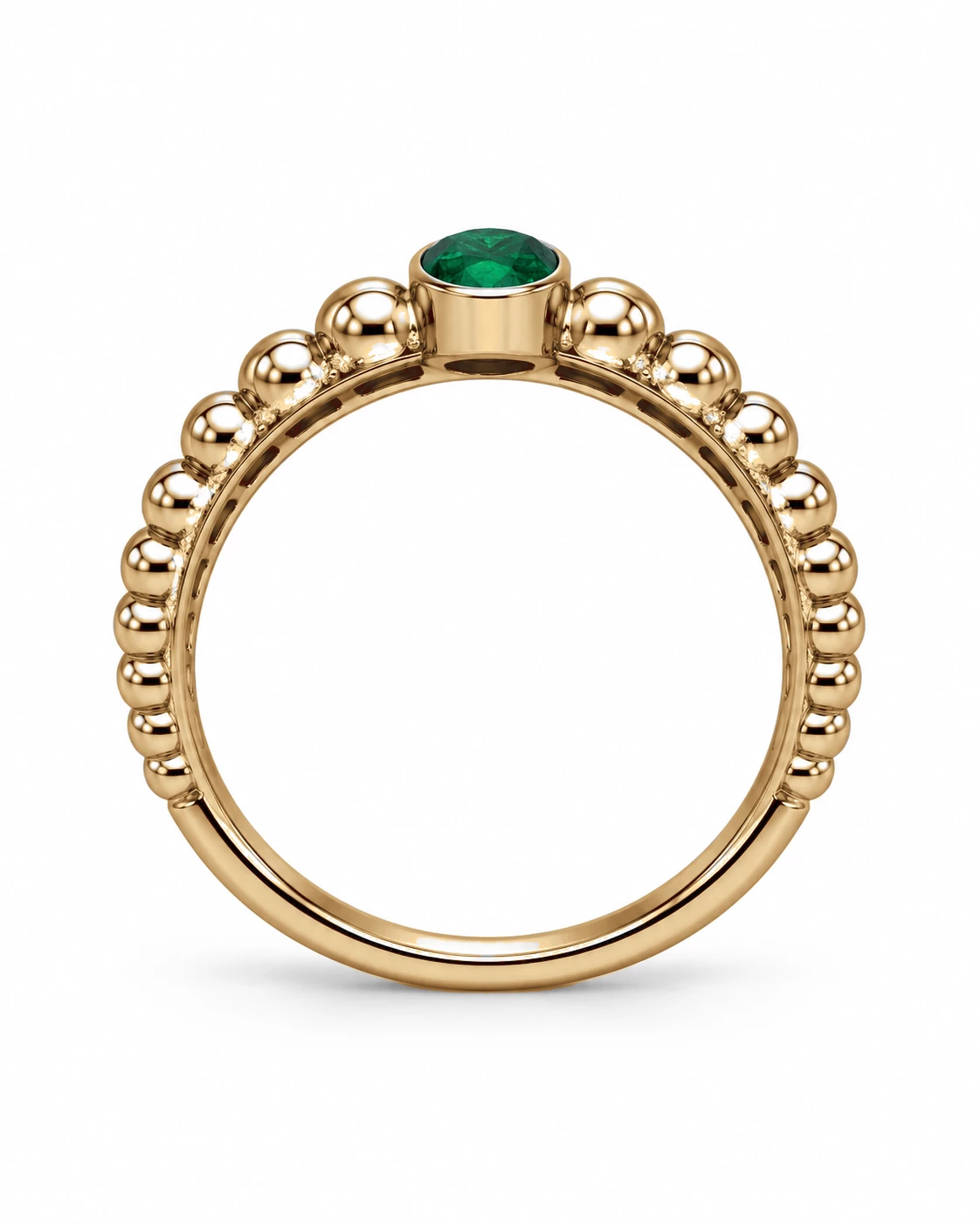 Bague Sceptre Illustre Pierre Précieuse ovale 0,42 ct — vue 8