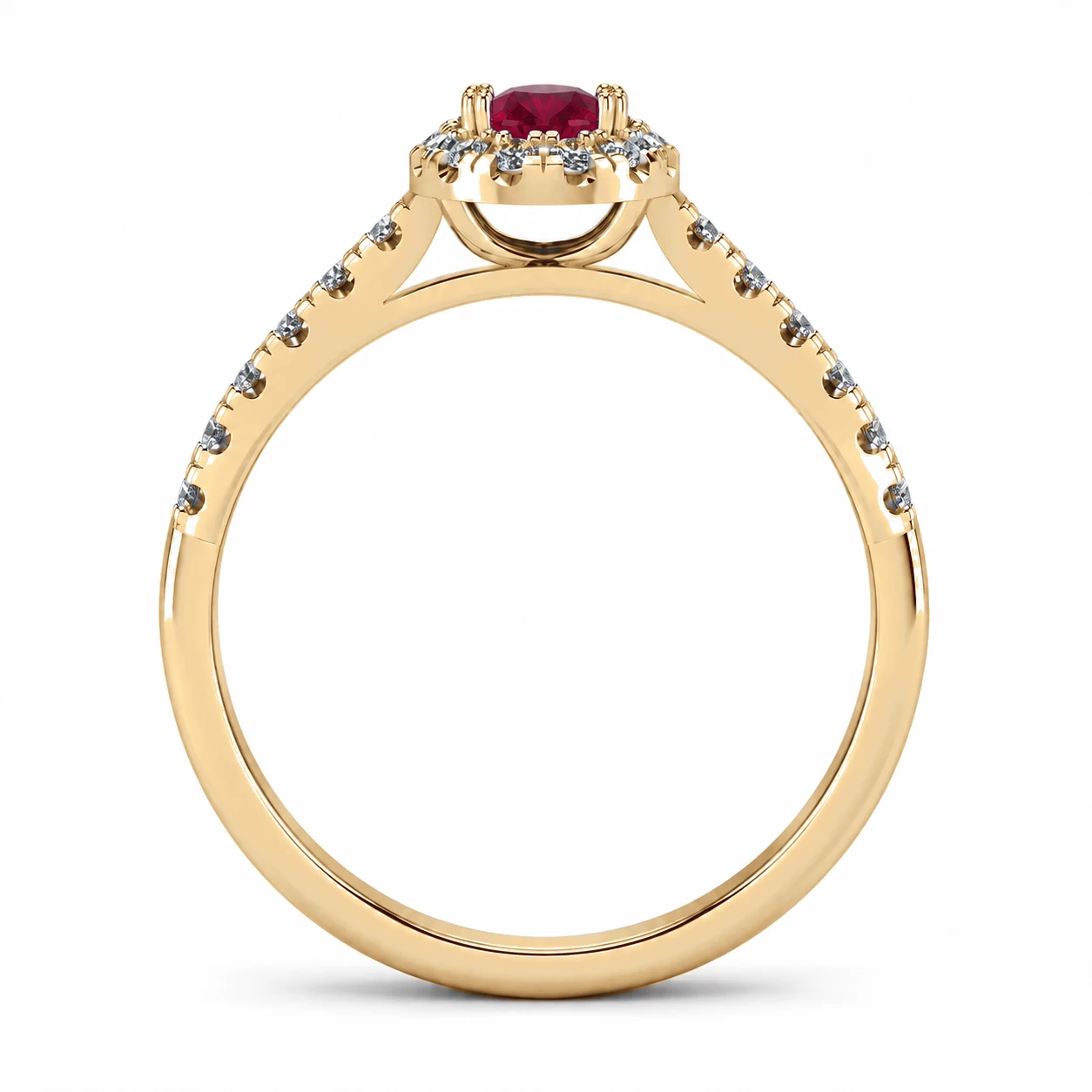 Bague Douceur Éternelle Pierre Précieuse ovale 0,63 ct — vue 8