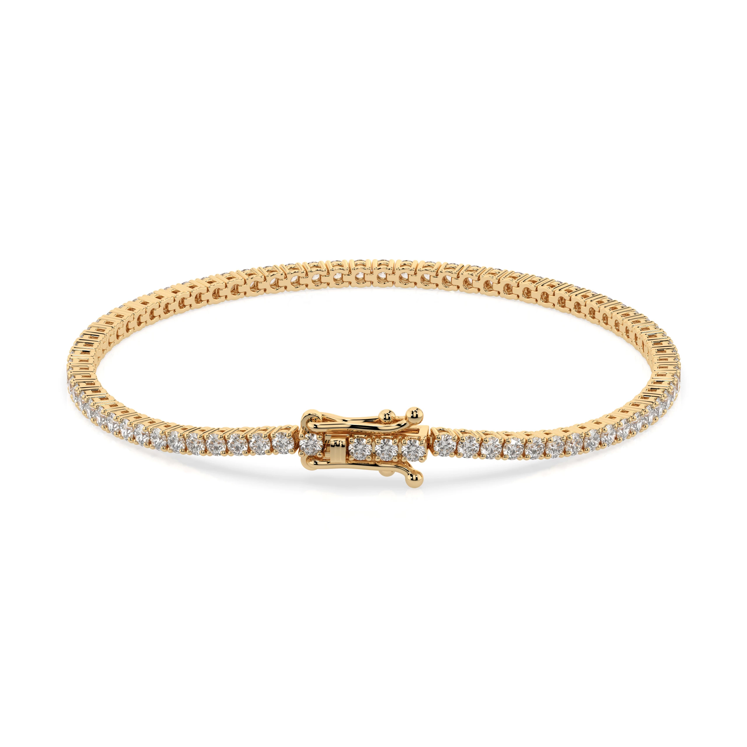 Bracelet Dynastie Éblouissante Tennis ronde 2,31 ct — vue 6