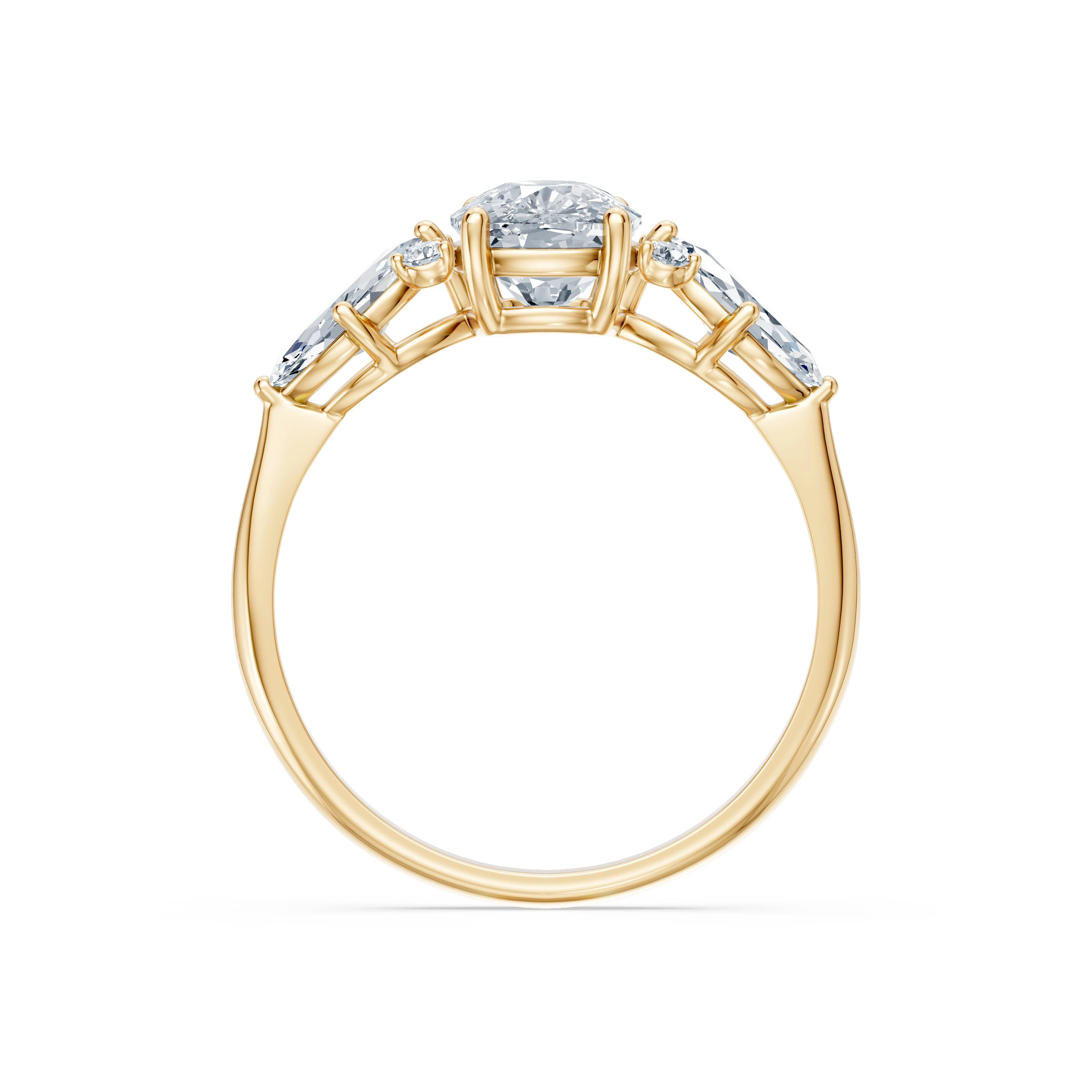 Bague Promesse Radieuse Solitaire Éternité coussin 1,5 ct · 1,5 mm — vue 5