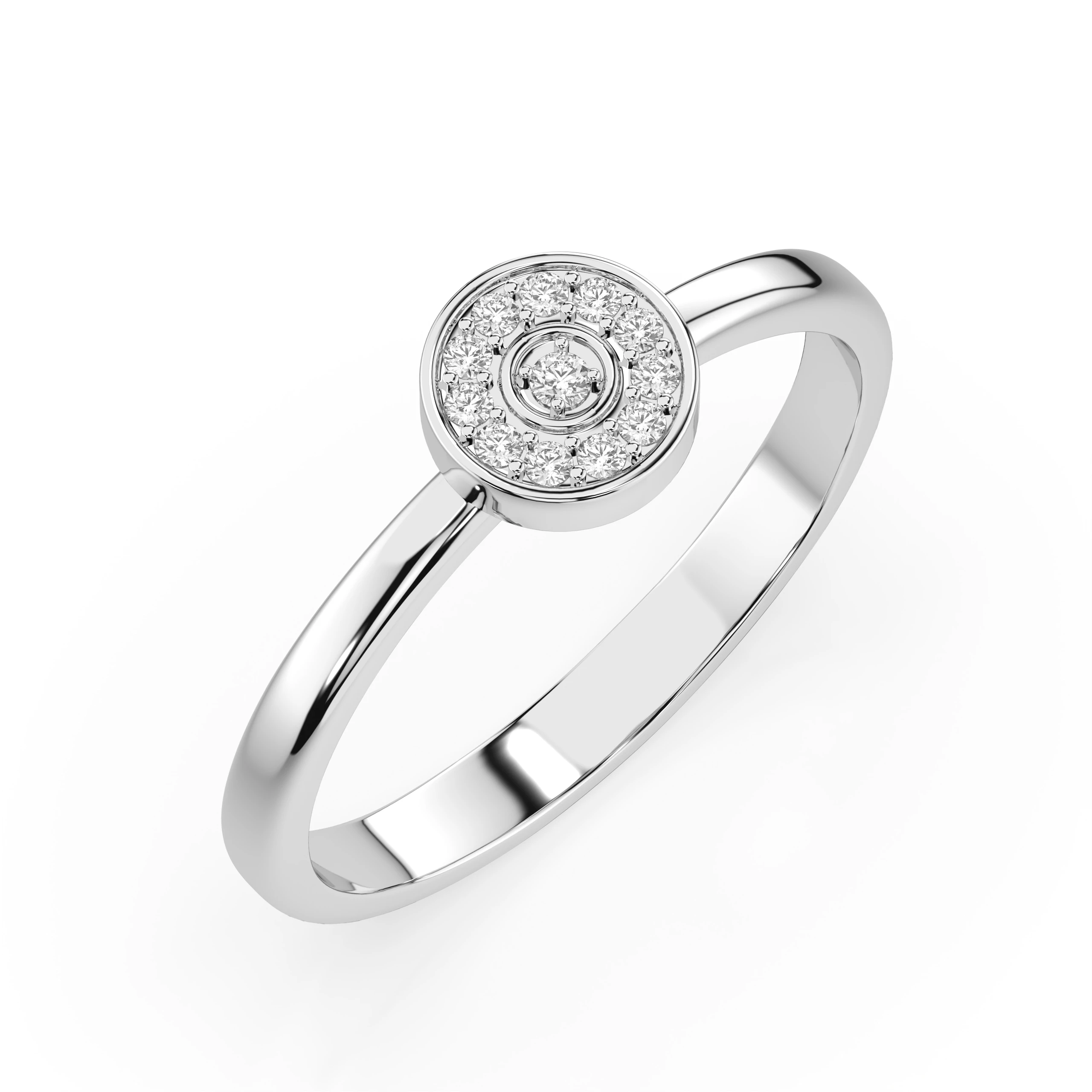Bague Cosmos Sacré Illusion ronde 0,07 ct — vue 1
