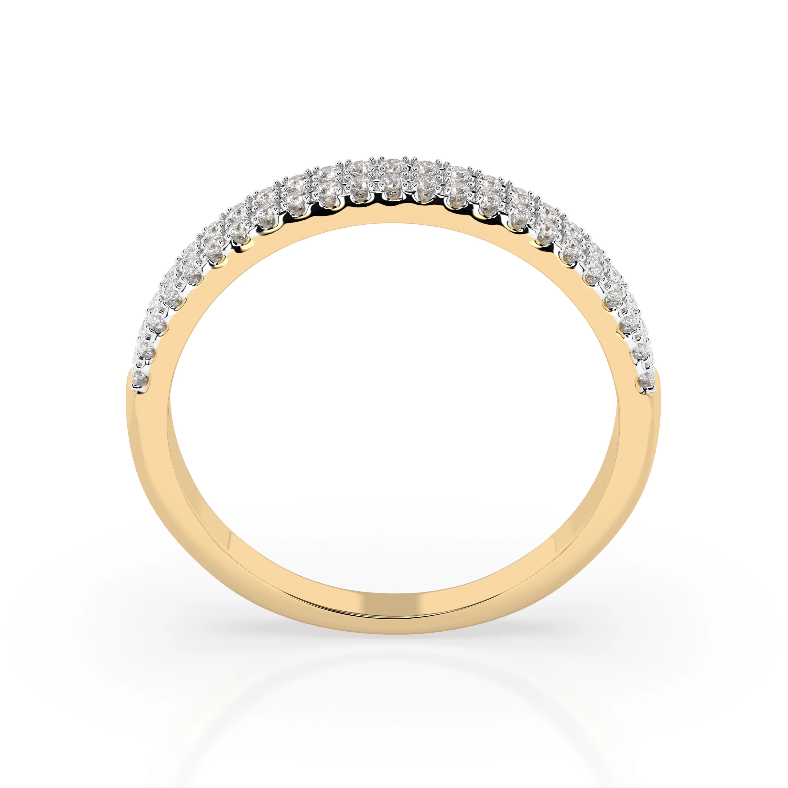 Bague Rêverie Infinie Éternité ronde 0,18 ct — vue 5