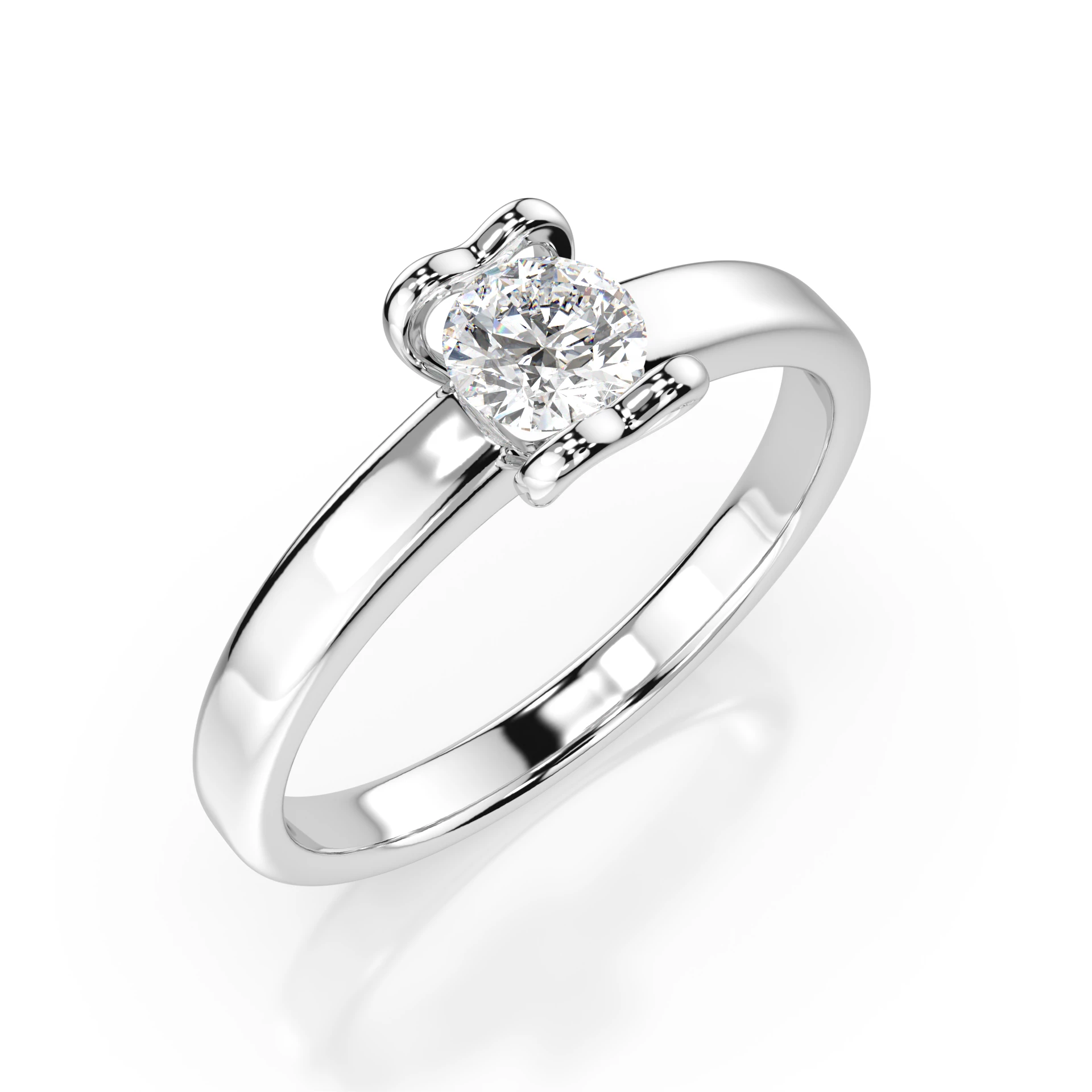 Bague Grandeur Sublime Solitaire ronde 0,3 ct · 4,2 mm — vue 1
