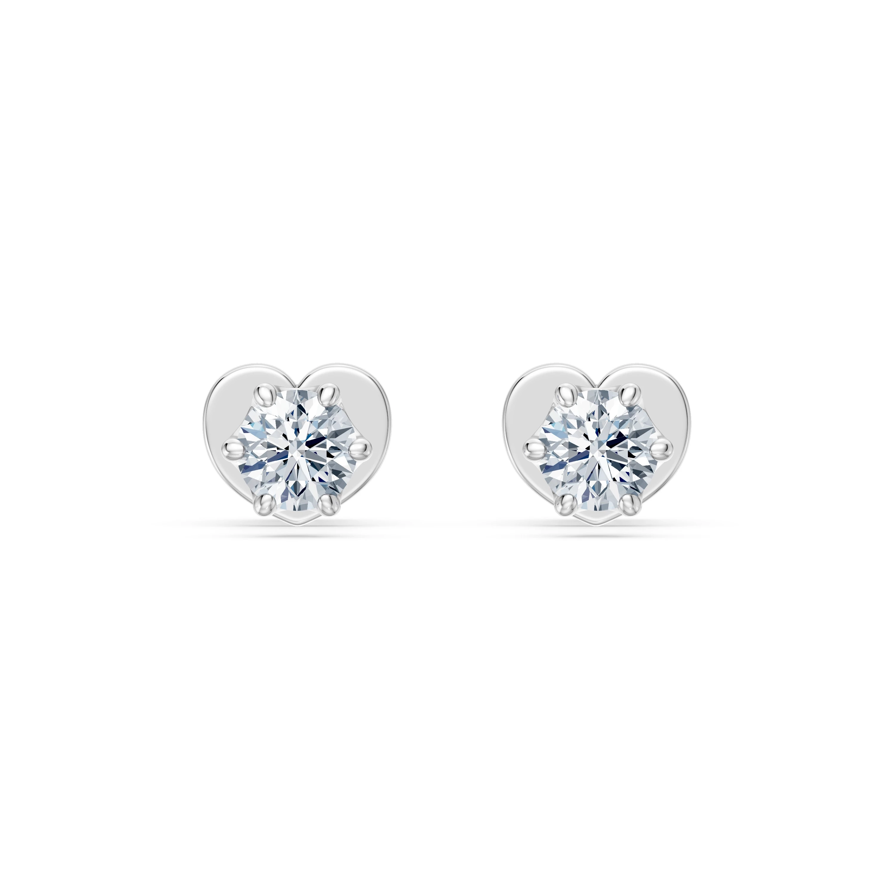 Boucles d'oreilles Rayon Impérial Solitaire avec fermoir papillon 0,15 ct · 3,4 mm — vue 1