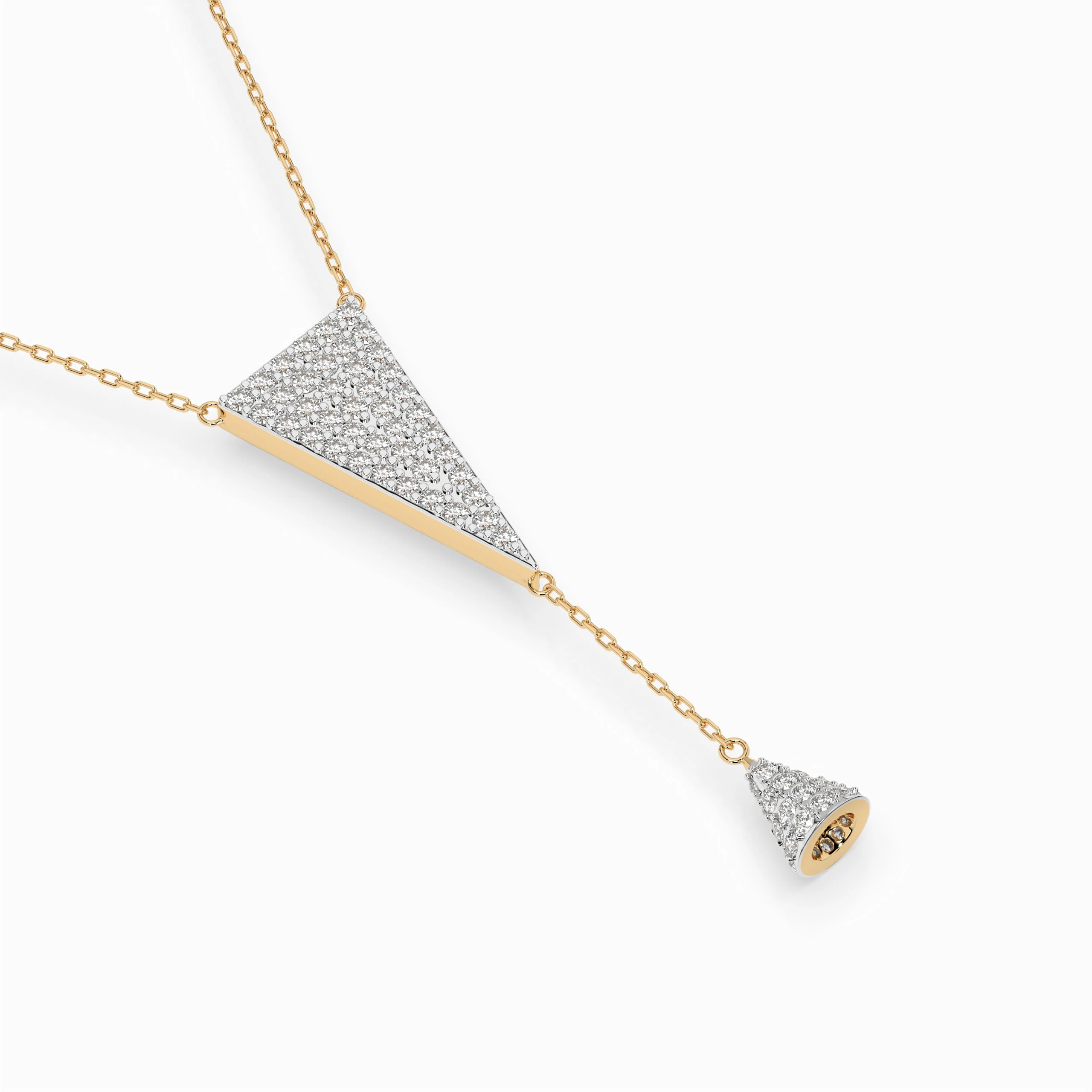 Collier Ombre Noire Minimalisme ronde 0,41 ct — vue 6