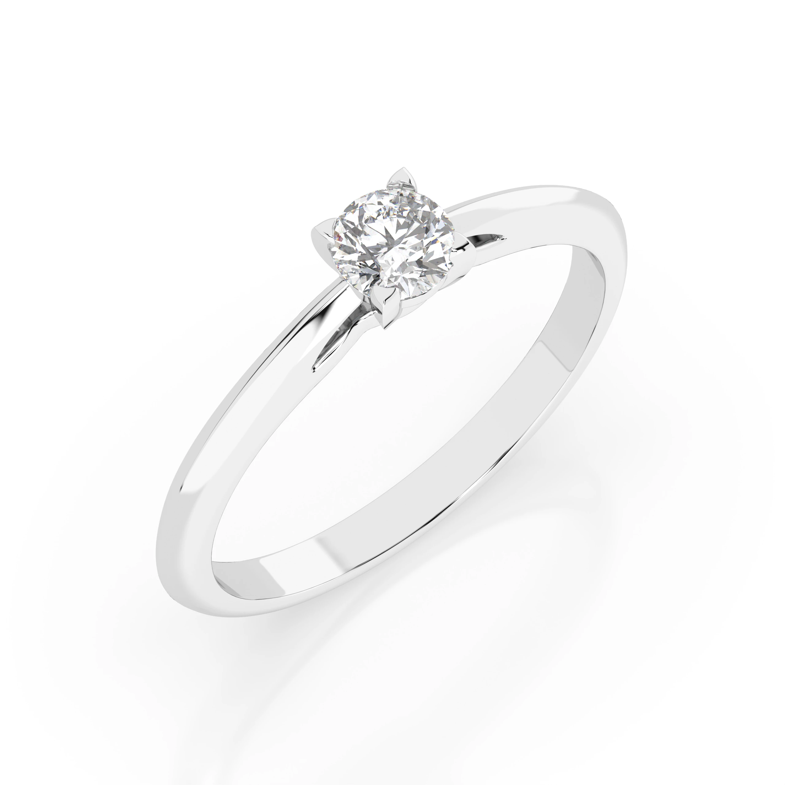 Bague Trésor Rayonnant Solitaire ronde 0,3 ct — vue 1