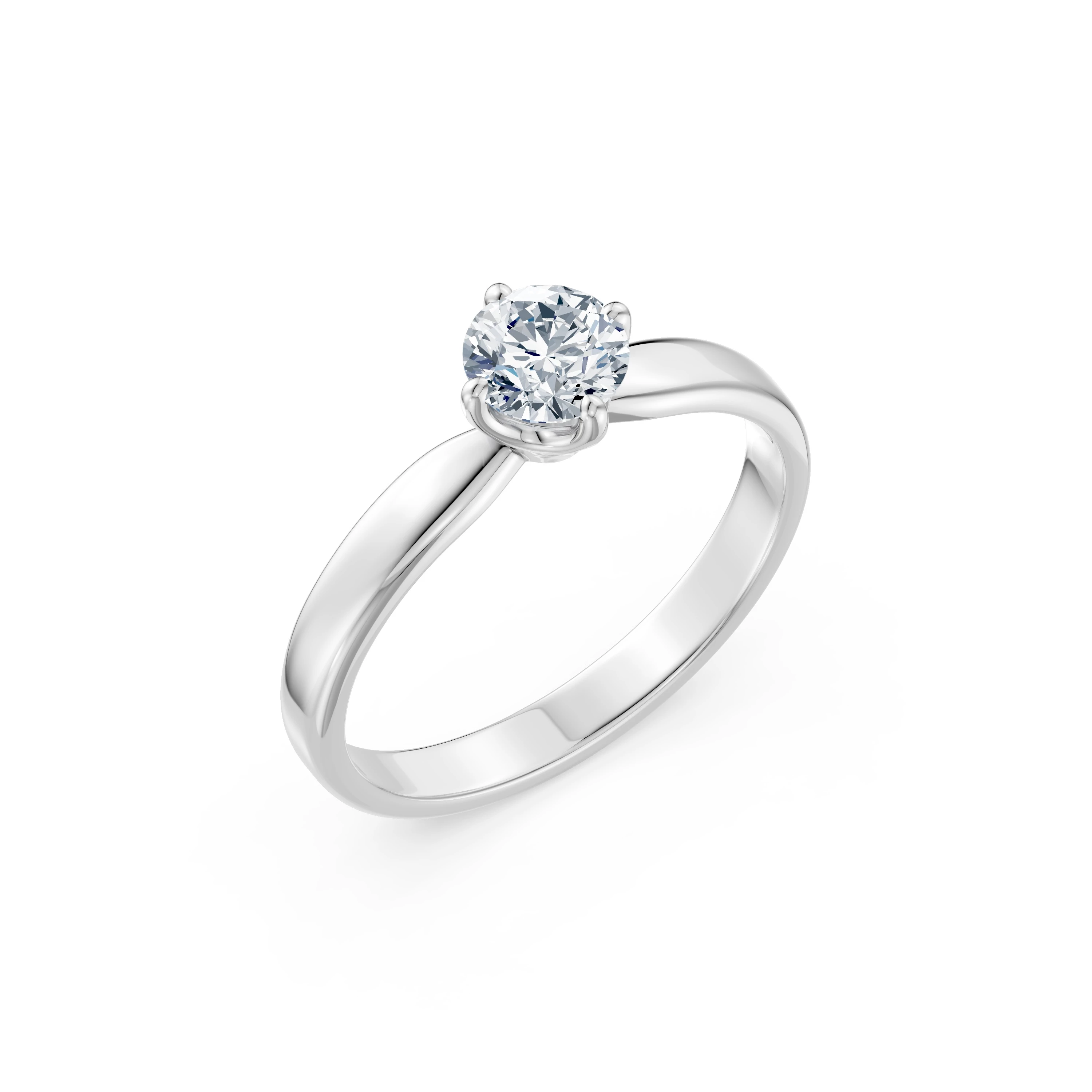 Bague Palais Somptueux Solitaire ronde 0,45 ct · 4,8 mm — vue 1
