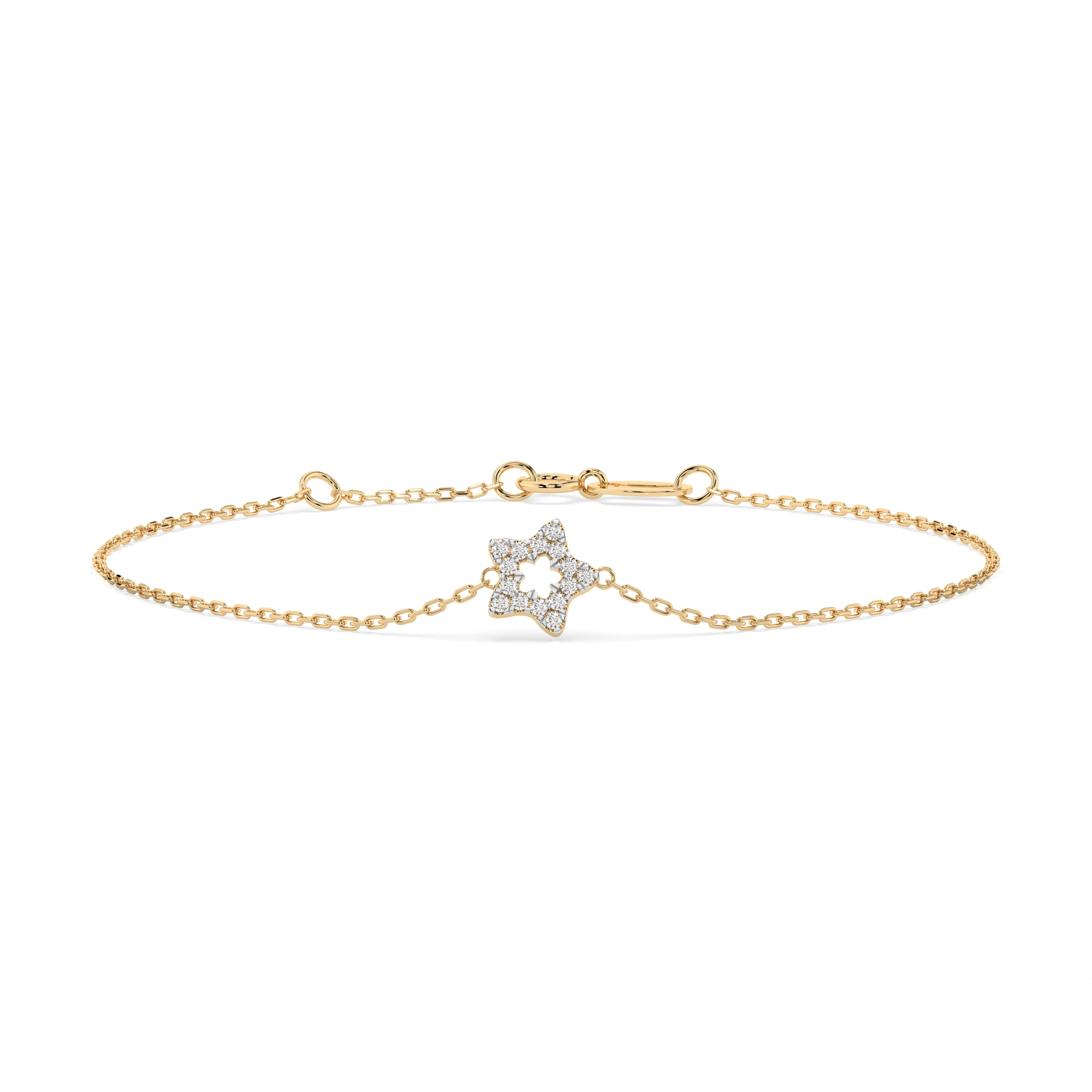 Bracelet Ombre Secrète Minimalisme ronde 0,08 ct — vue 4