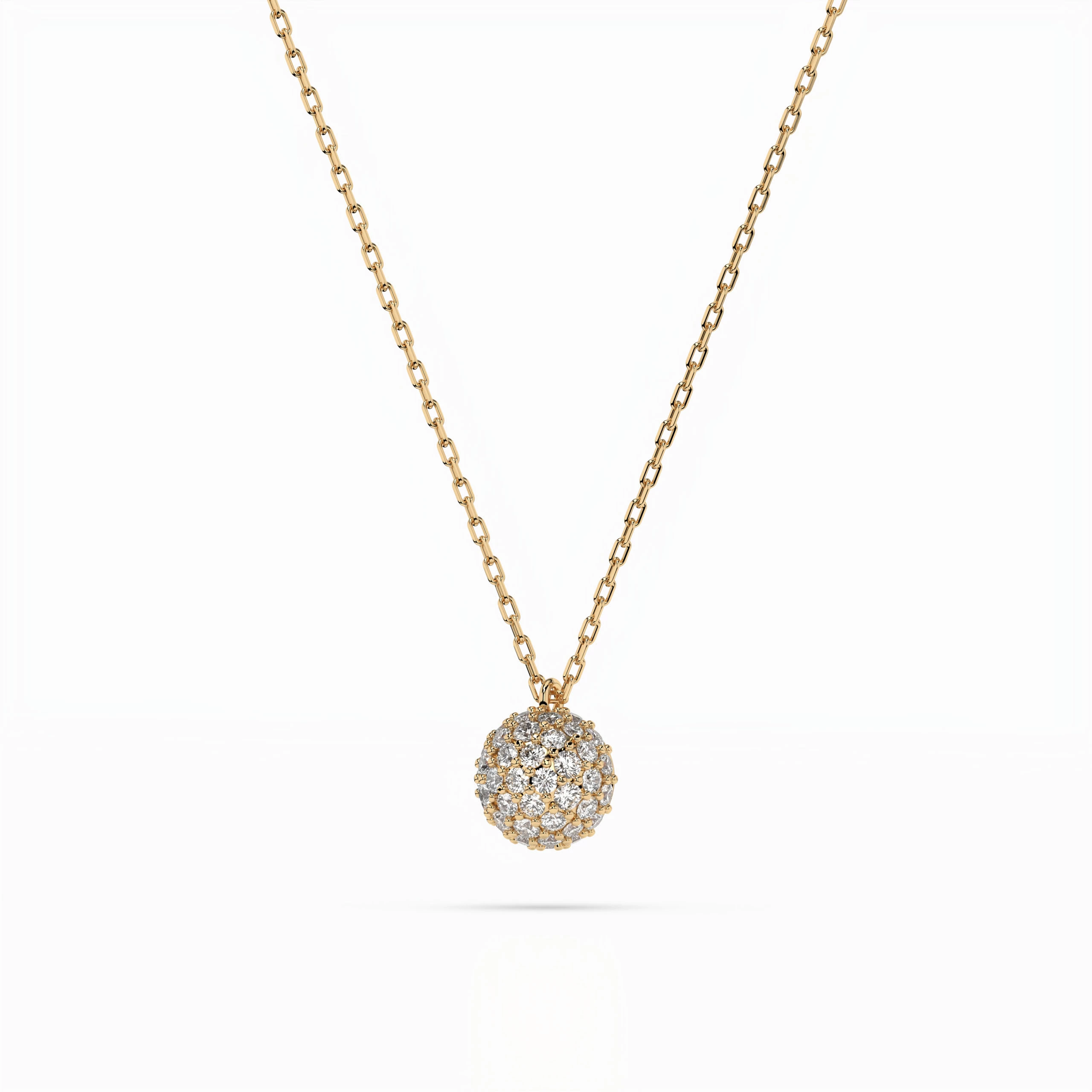 Collier Constellation Lumineuse Illusion ronde 0,23 ct — vue 5