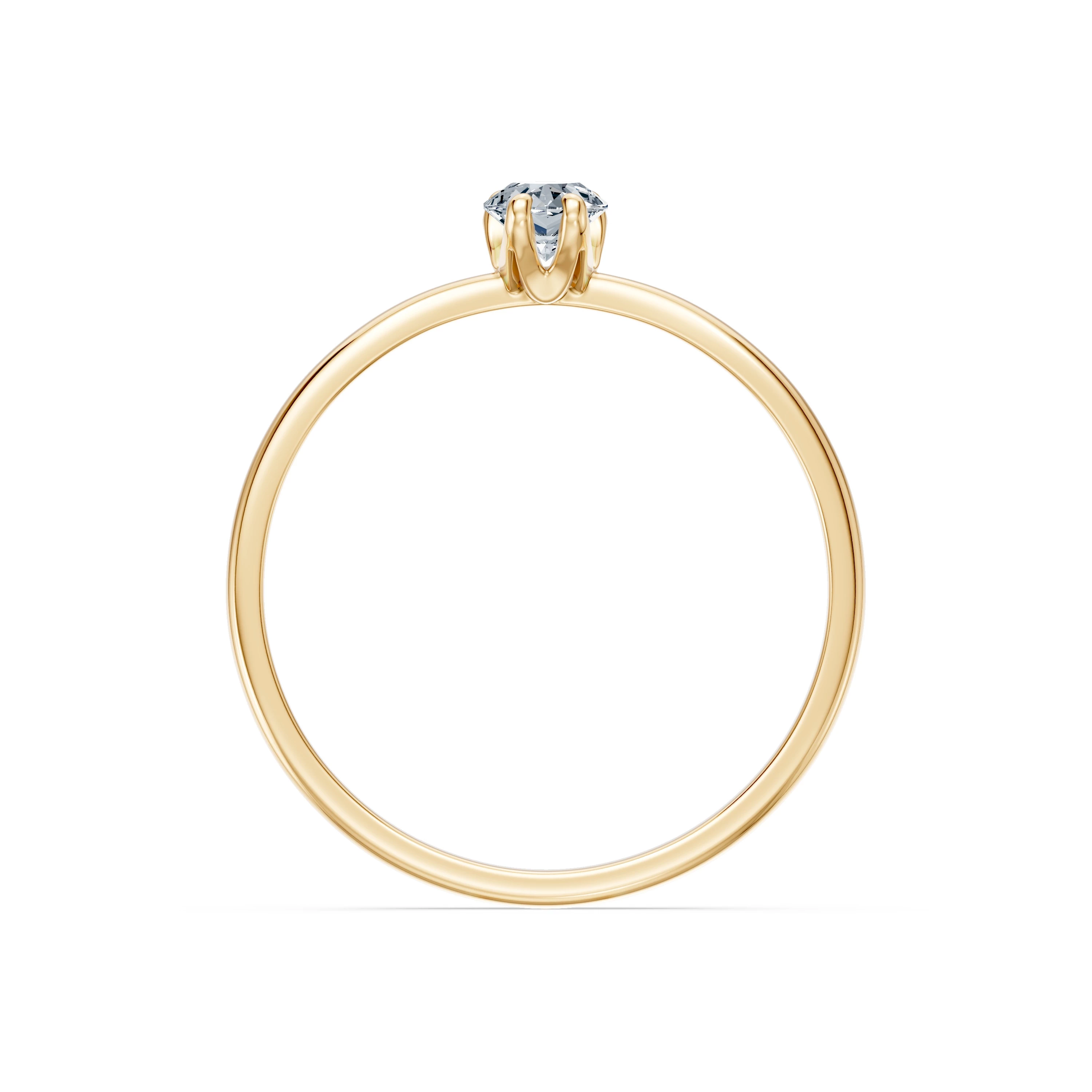 Bague Diadème Éternel Solitaire 0,3 ct — vue 5