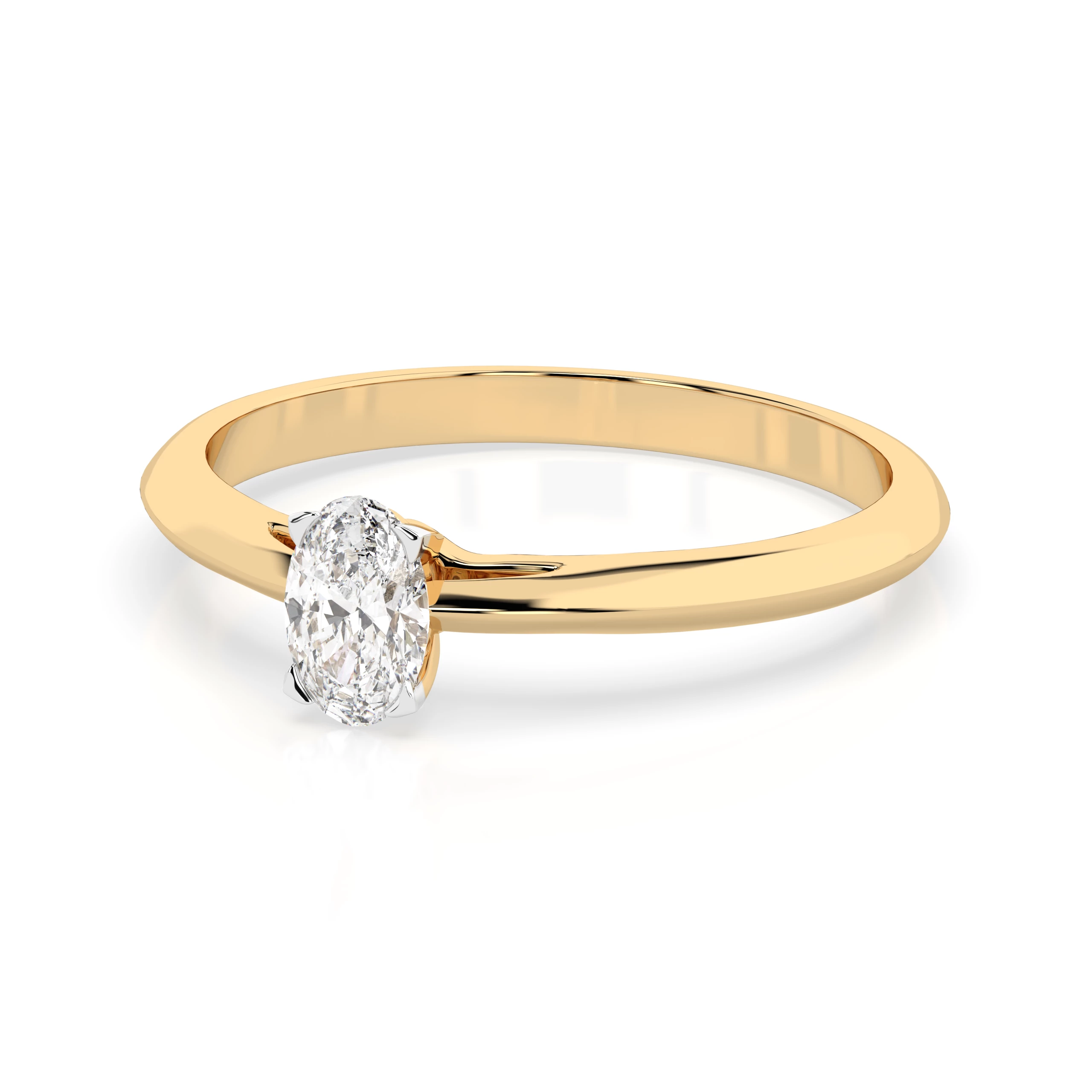 Bague Héritage Radieux Solitaire ovale 0,3 ct — vue 6