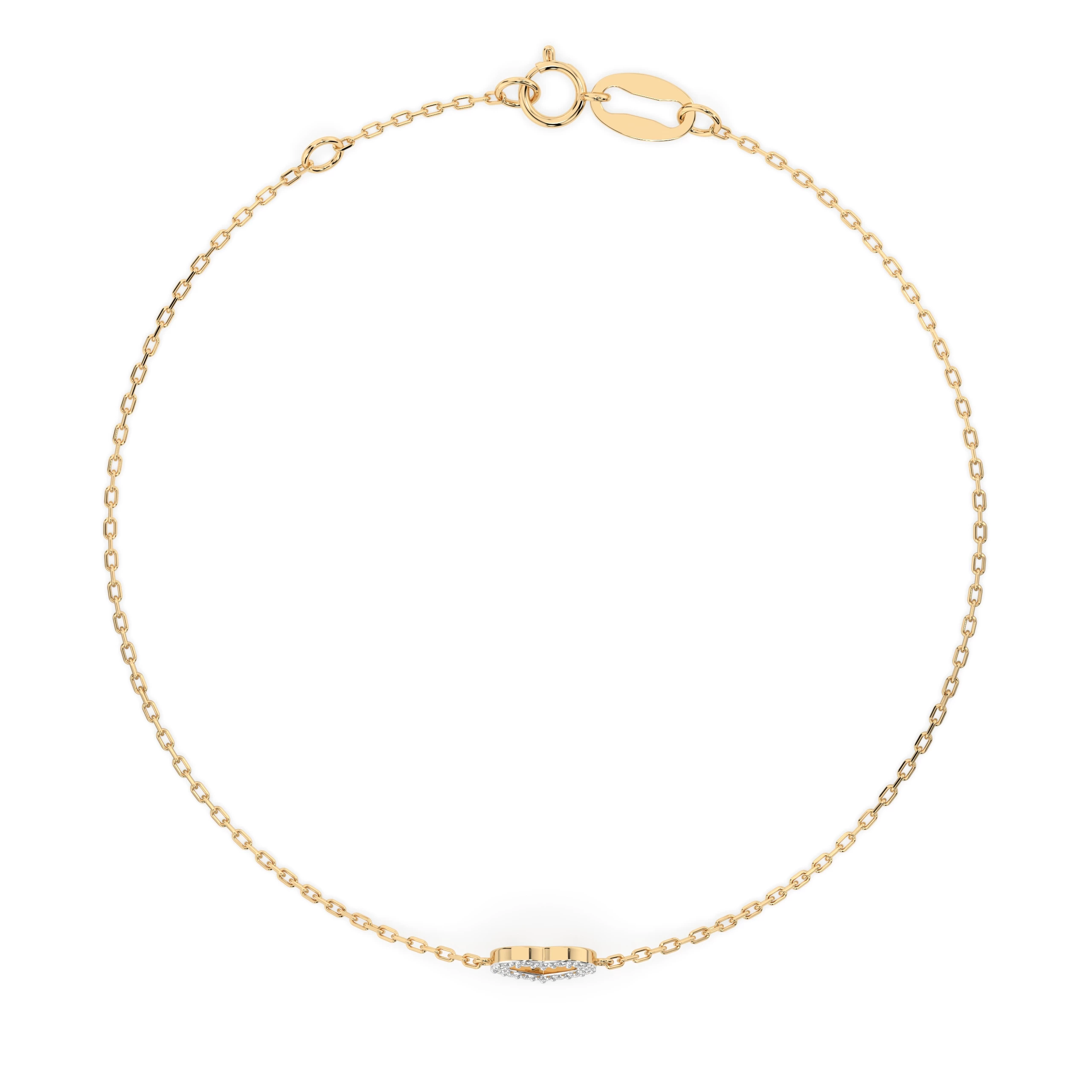 Bracelet Tentation Rare Minimalisme ronde 0,07 ct — vue 5