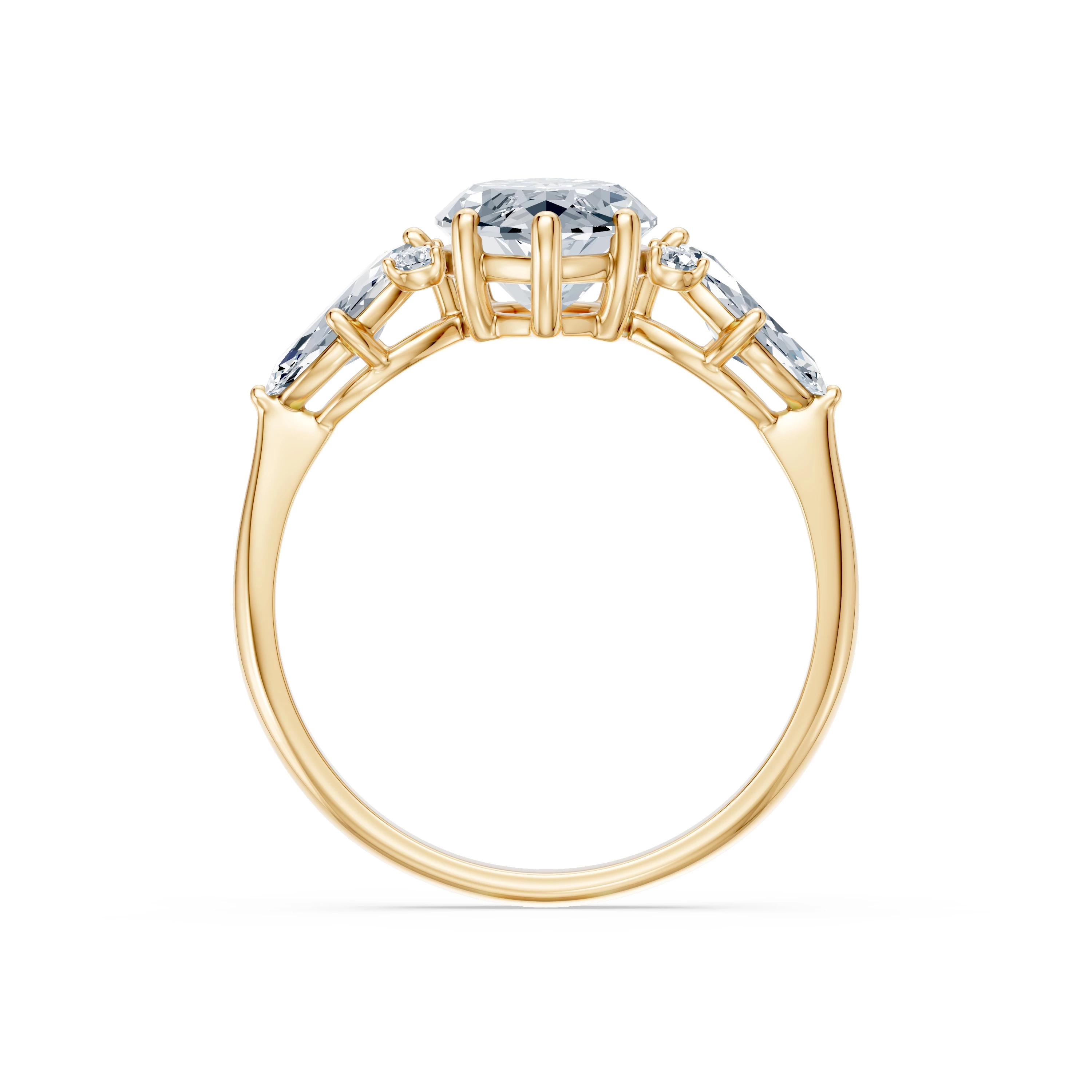 Bague Rêverie Lumineuse Solitaire Éternité marquise 2 ct · 2,0 mm — vue 5