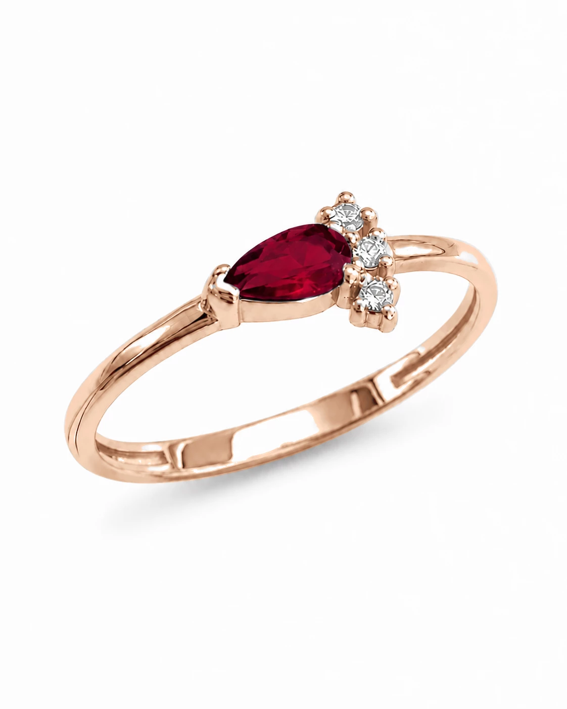 Bague Harmonie Radieuse Pierre Précieuse 0,22 ct — vue 1