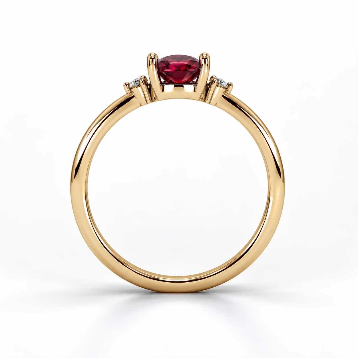 Bague Souvenir Éblouissant Pierre Précieuse ovale 0,92 ct — vue 8