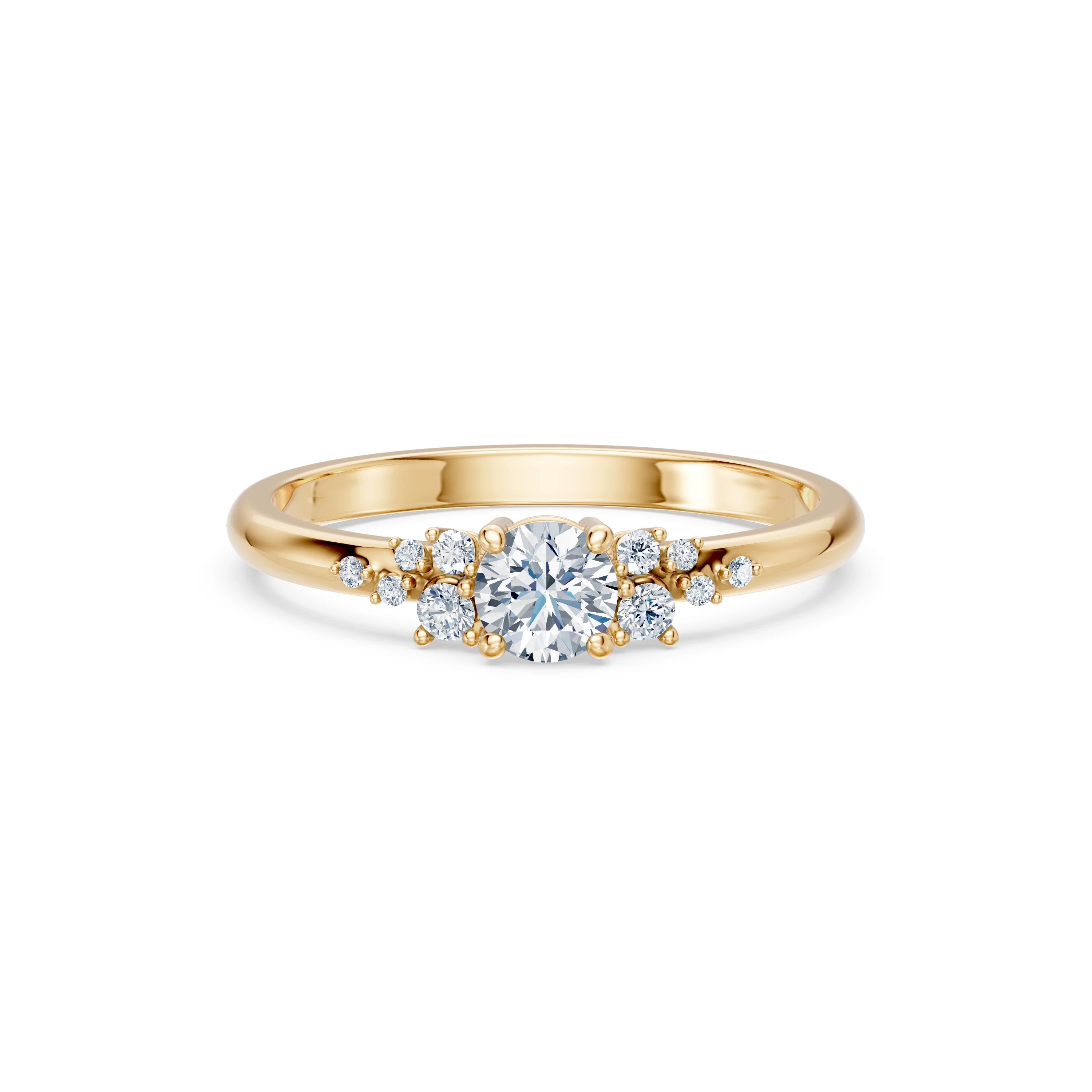 Bague Douceur Infinie Solitaire Éternité ronde 0,35 ct · 4,5 mm — vue 6