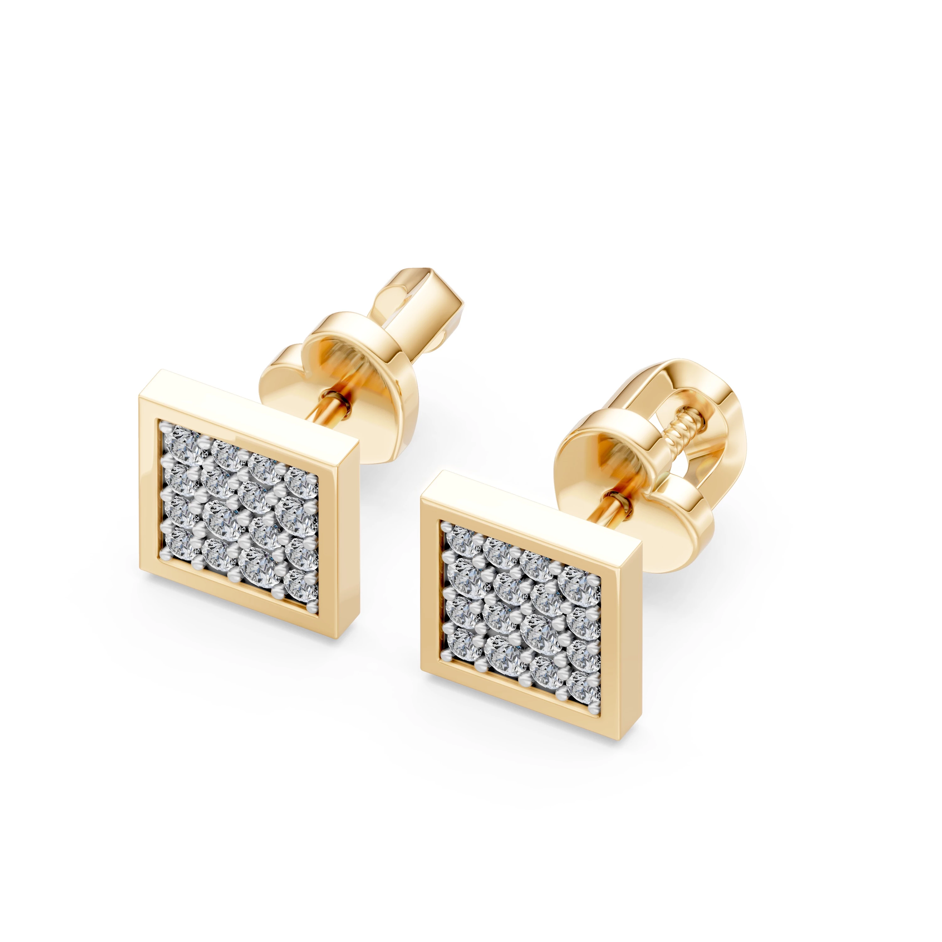 Boucles d'oreilles Nuit Impériale Minimalisme 0,01 ct — vue 6