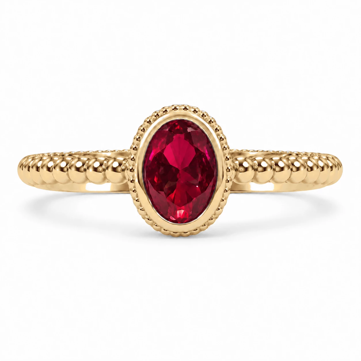 Bague L'Âme Éternelle Pierre Précieuse ovale 0,63 ct — vue 9