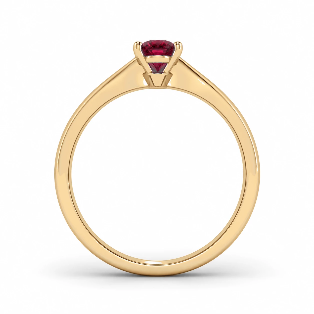 Bague Vœu Infini Pierre Précieuse ovale 0,63 ct — vue 8
