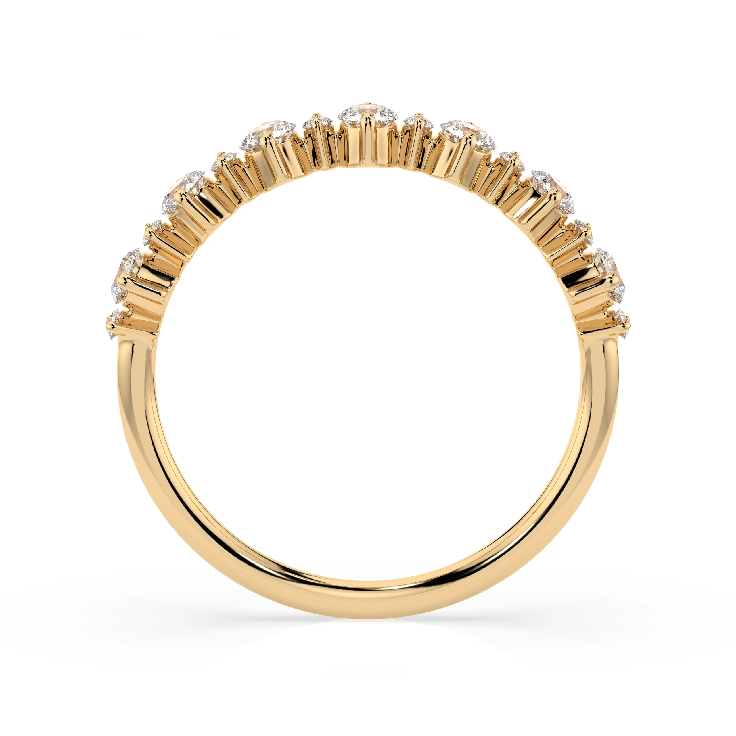 Bague Éclat Éblouissant Éternité ronde 0,42 ct — vue 5