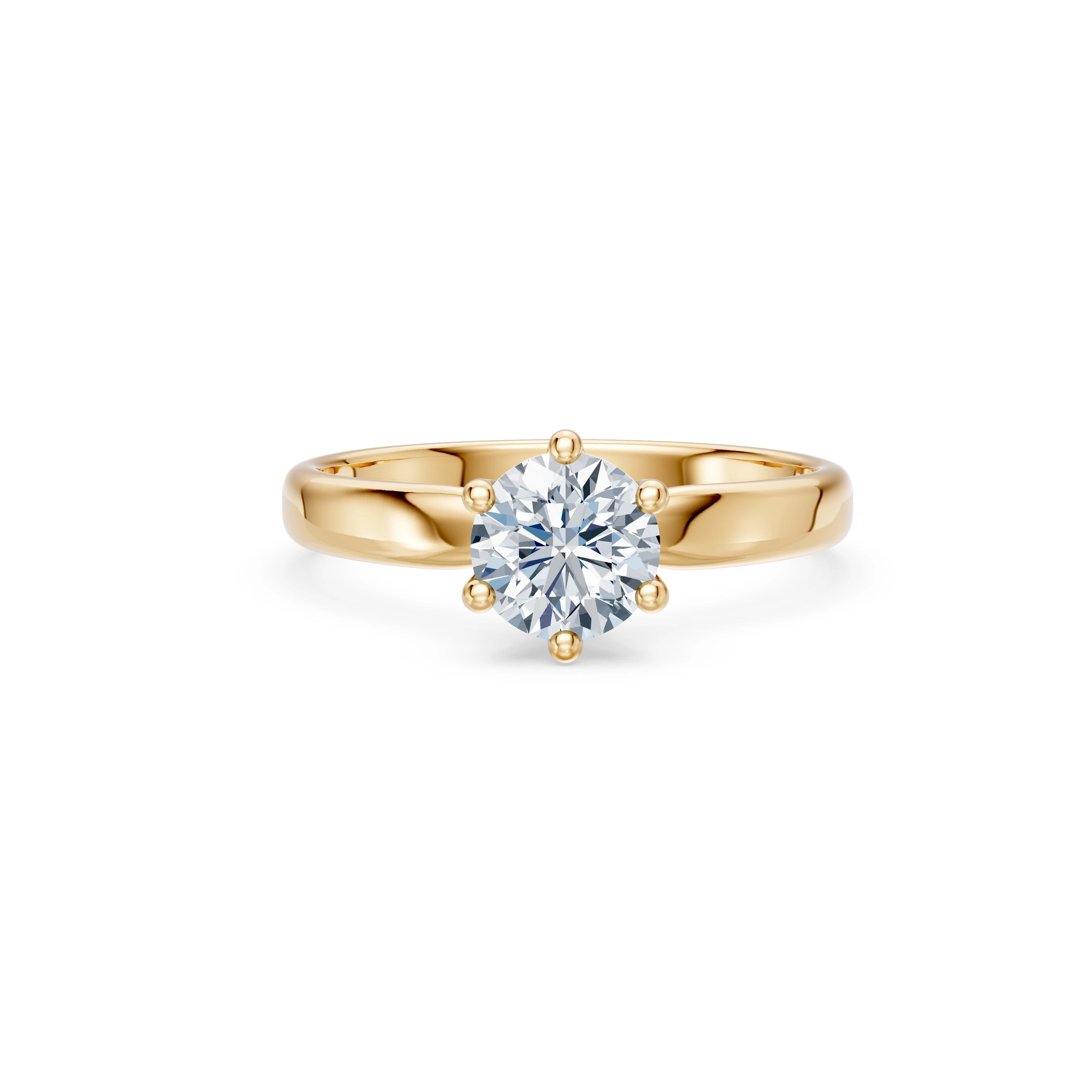 Bague L'Impériale Solitaire ronde 1 ct · 6,5 mm — vue 6
