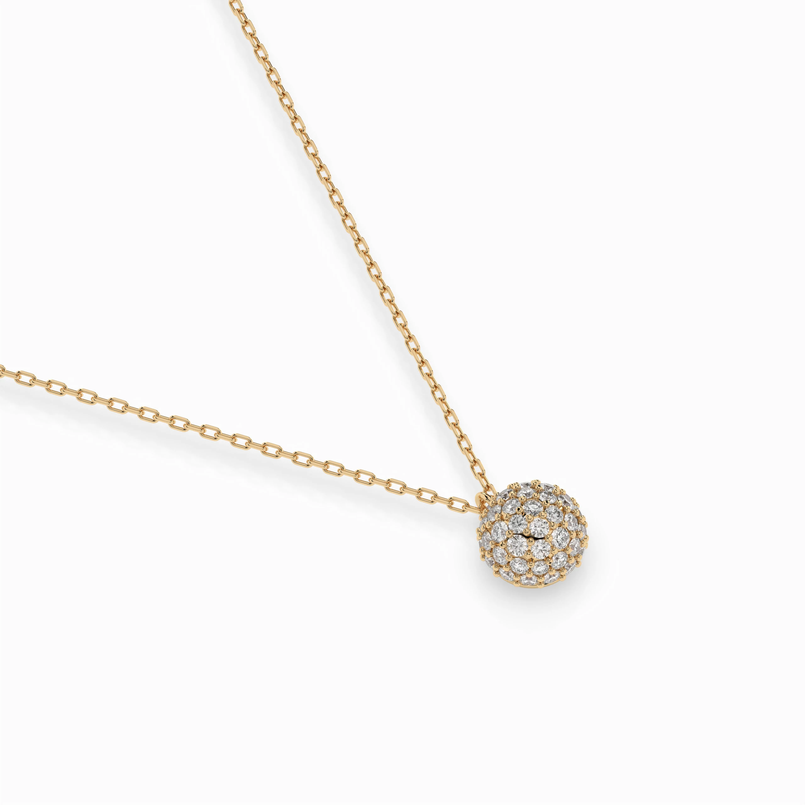 Collier Constellation Lumineuse Illusion ronde 0,23 ct — vue 6
