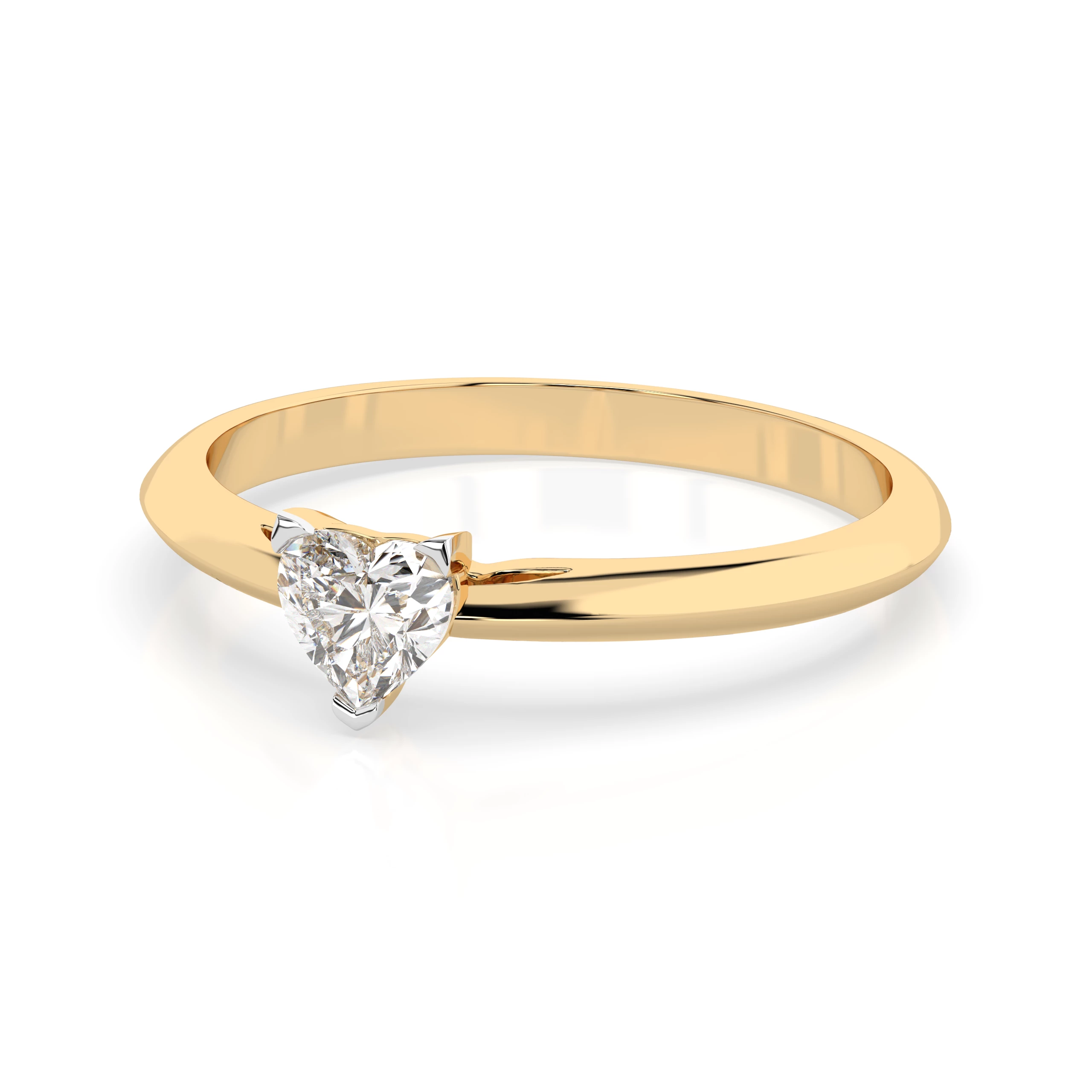 Bague Majesté Magnifique Solitaire cœur 0,3 ct — vue 6