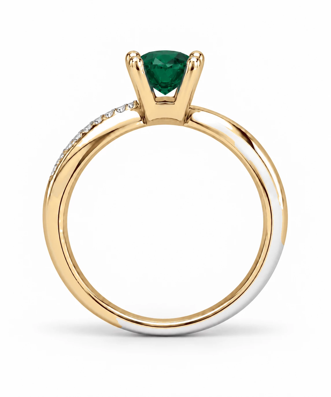Bague Duchesse Légendaire Pierre Précieuse 0,45 ct — vue 8
