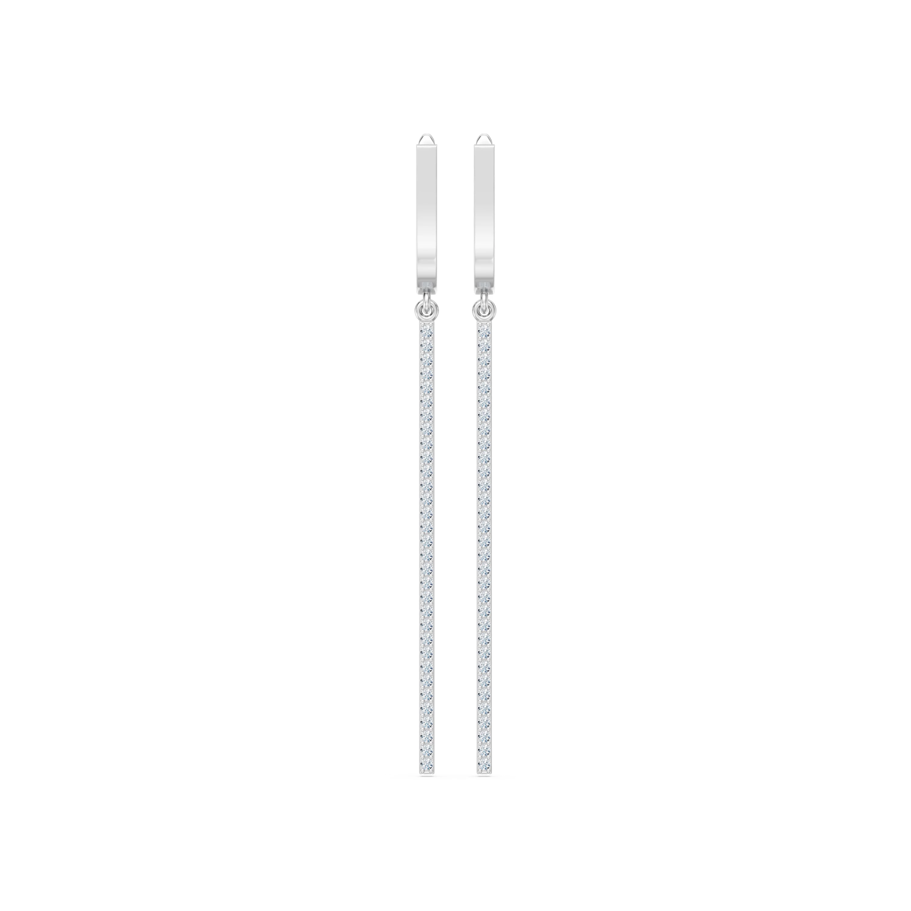 Boucles d'oreilles Rareté Rare Minimalisme 0,01 ct — vue 1