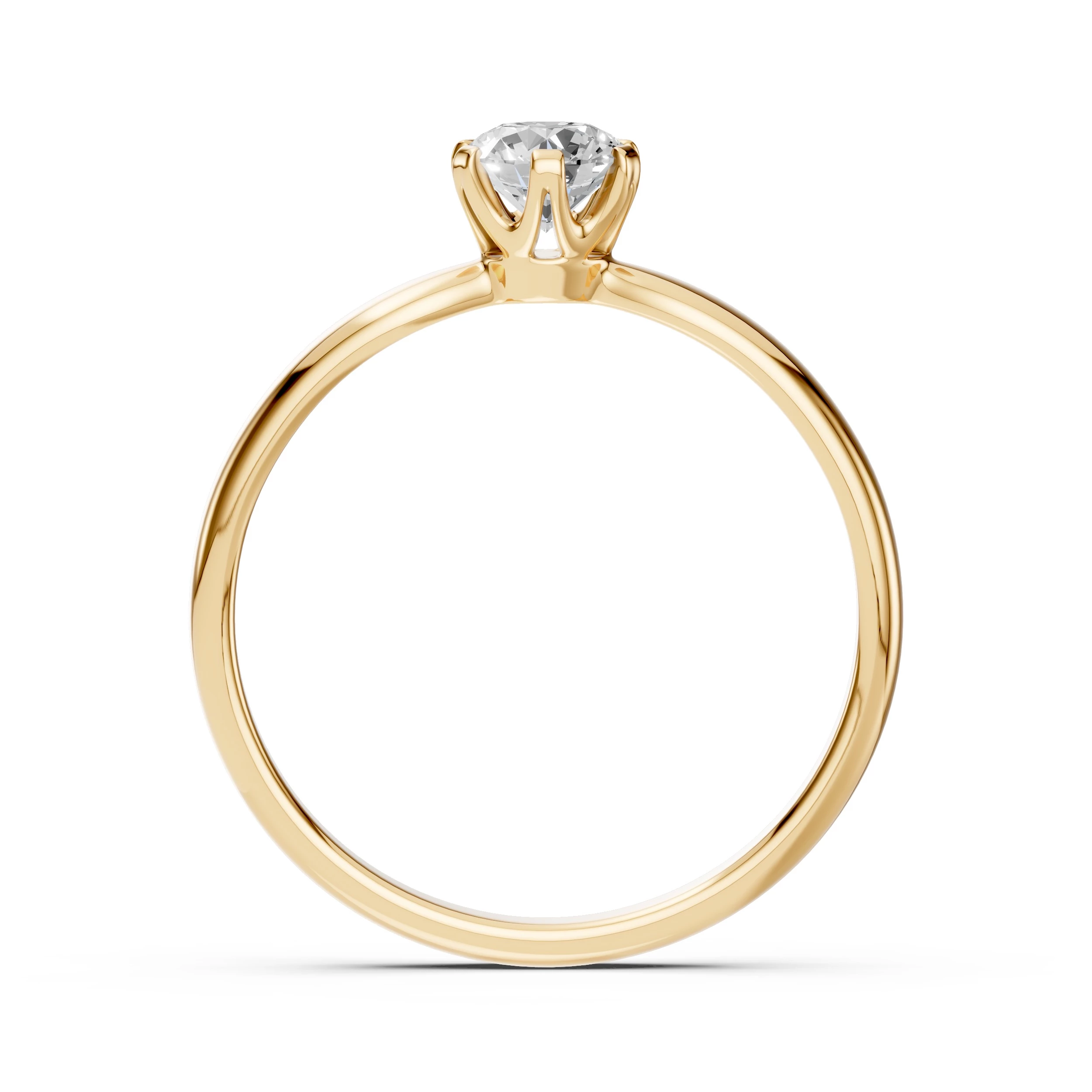 Bague Altesse Impériale Solitaire ronde 0,4 ct · 4,7 mm — vue 5