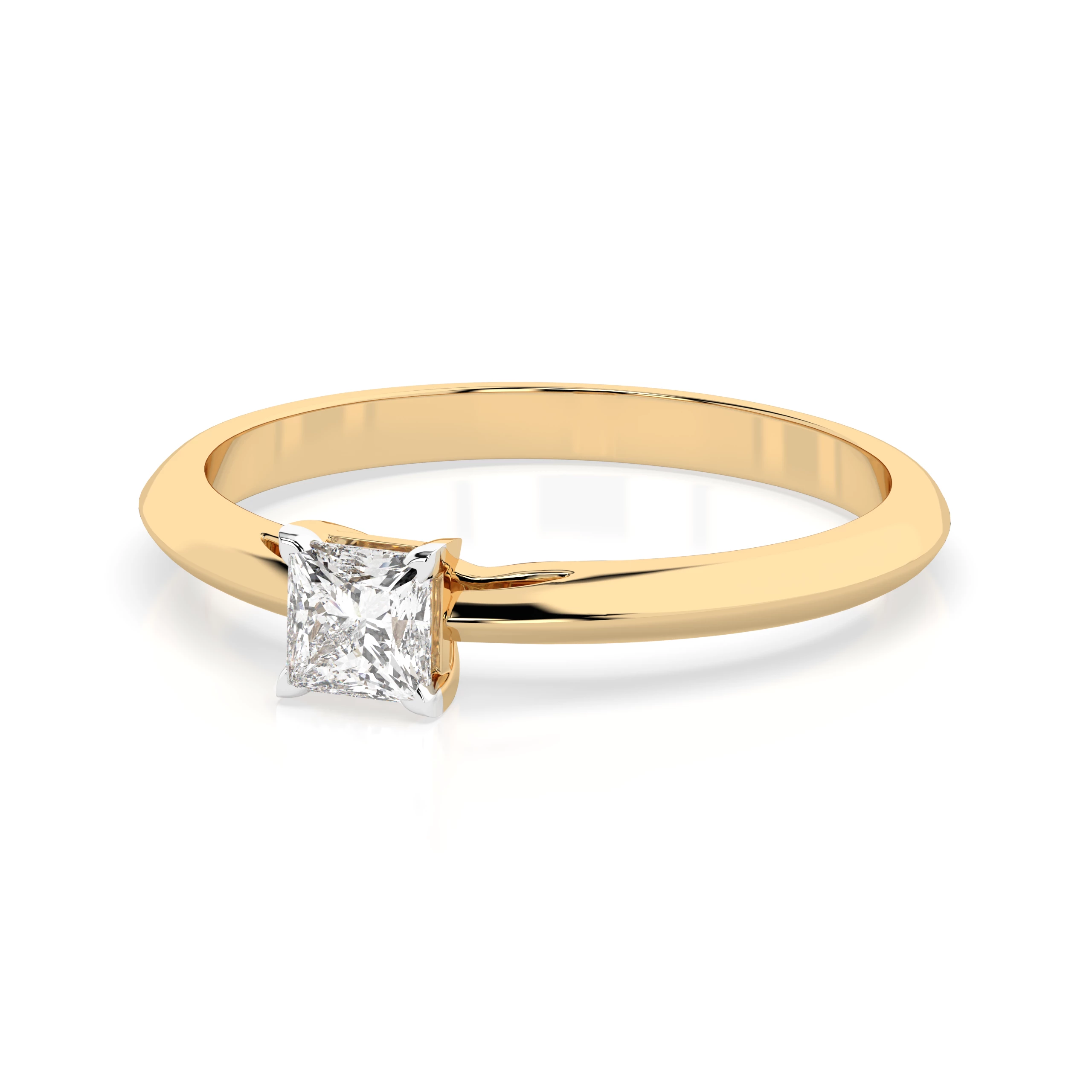 Bague Prestige Impérial Solitaire princesse 0,3 ct — vue 6