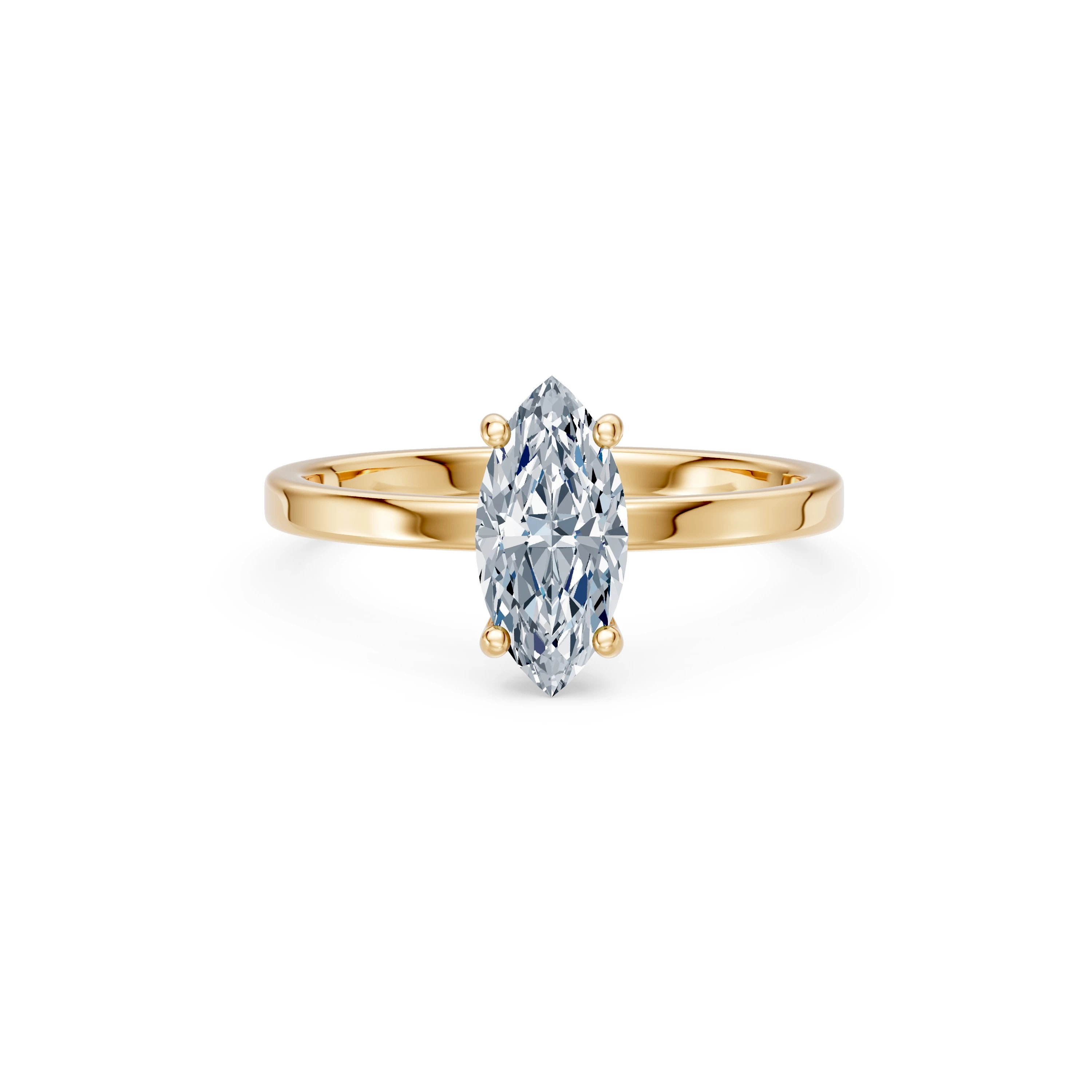 Bague Finesse Intemporelle Solitaire marquise 1 ct — vue 6