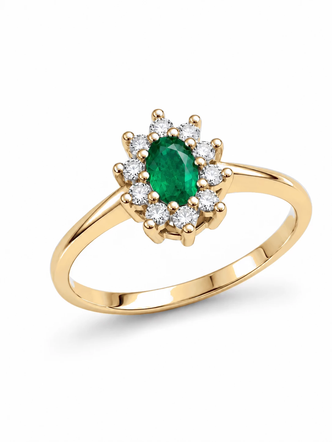 Bague Héritage Rayonnant Pierre Précieuse 0,19 ct — vue 7
