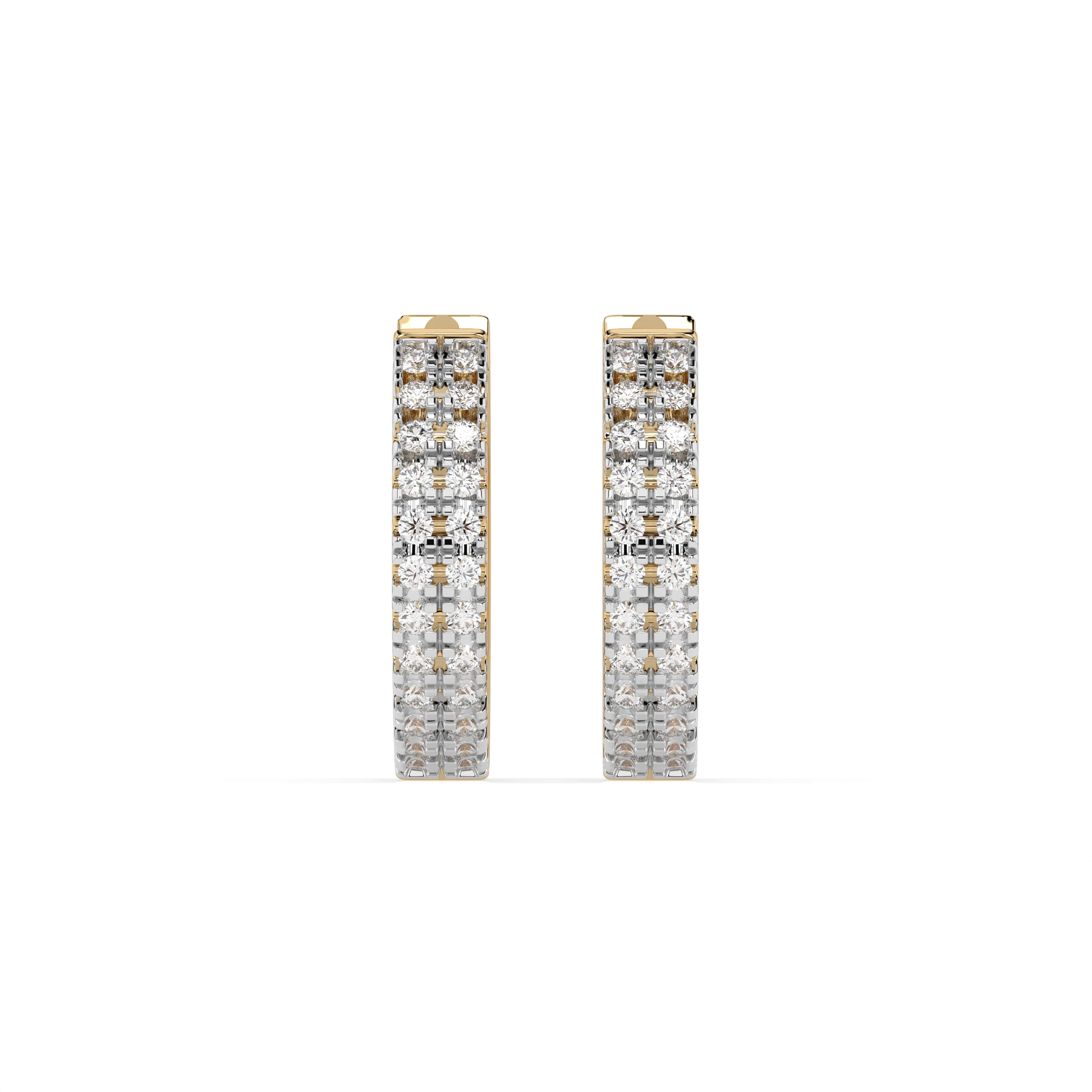 Boucles d'oreilles Caresse Divine Éternité ronde 0,19 ct — vue 4