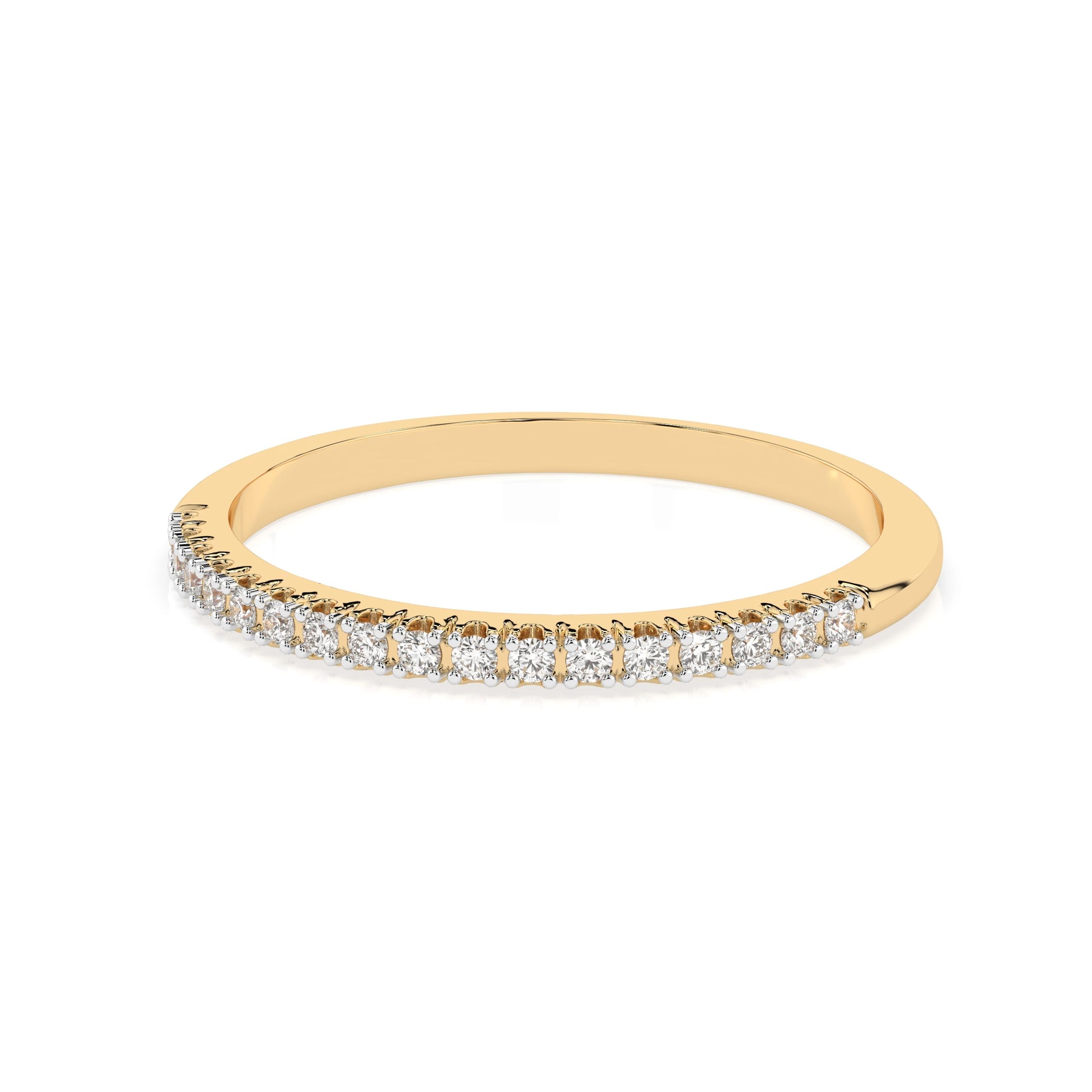 Bague Harmonie Éblouissante Éternité ronde 0,14 ct — vue 6