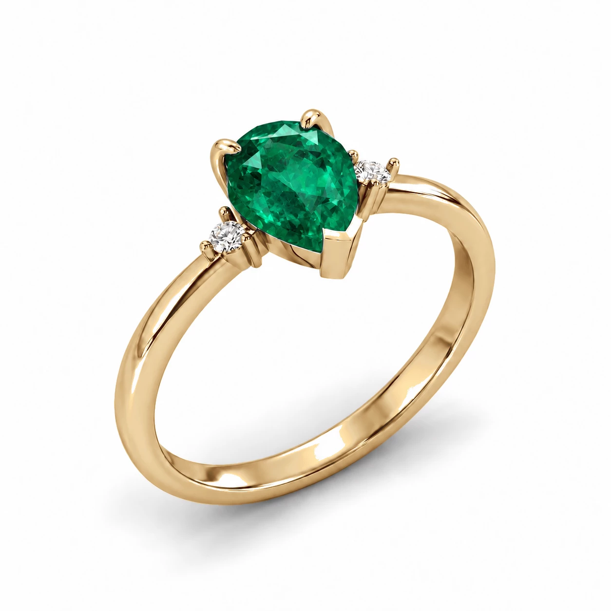 Bague Prestige Éblouissant Pierre Précieuse poire 0,56 ct — vue 7