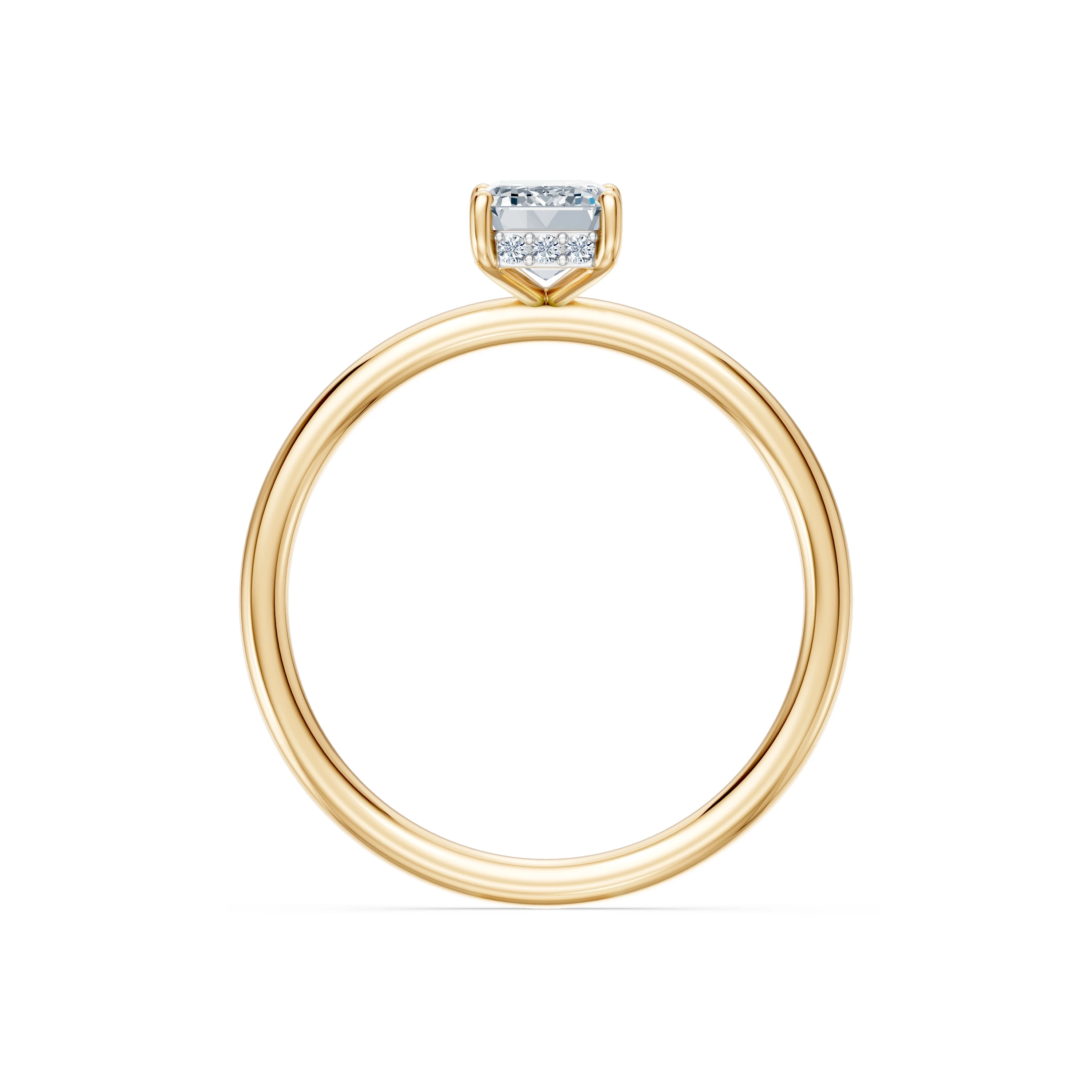Bague Secret Exquis Solitaire émeraude 1 ct — vue 5