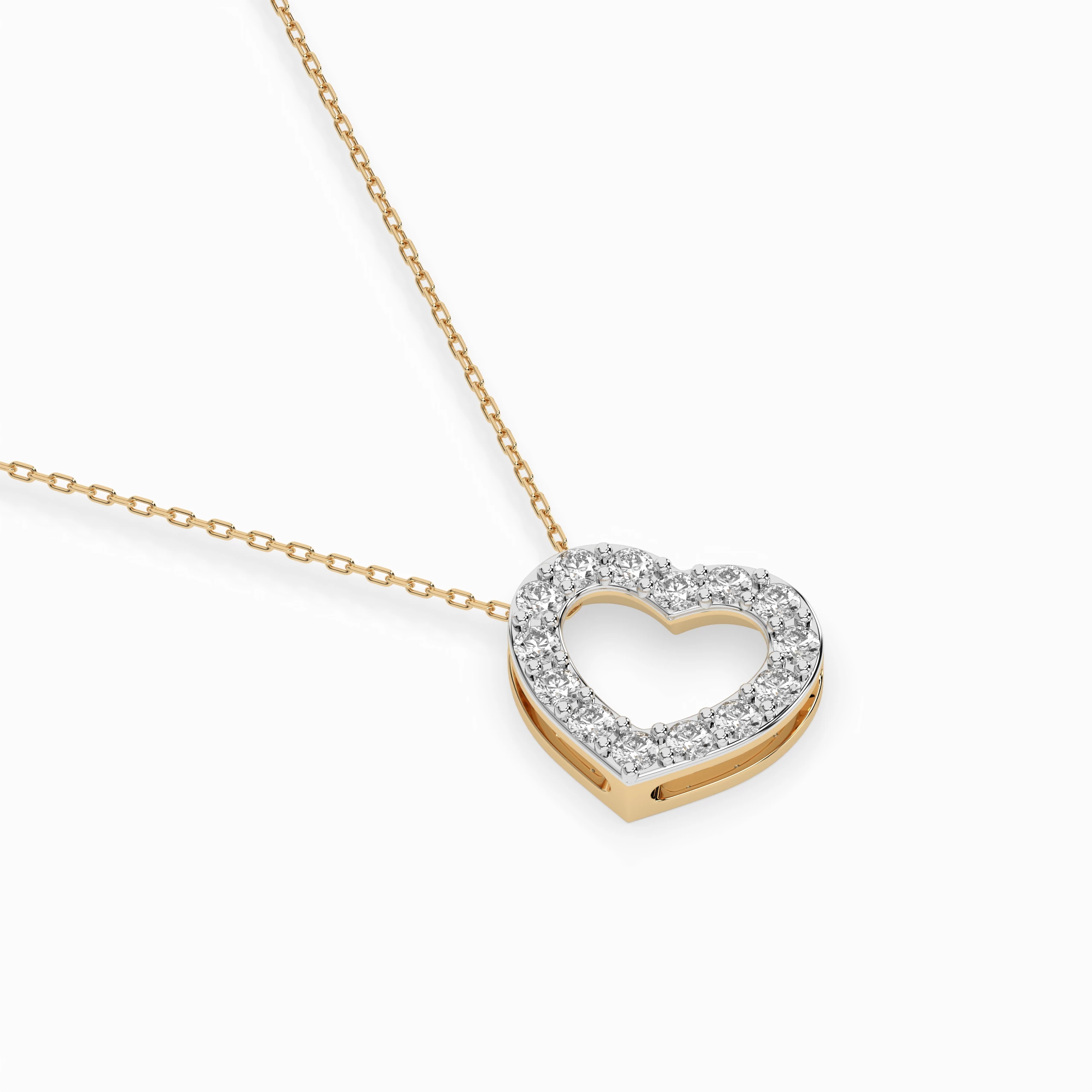 Collier Excellence Exquise Minimalisme ronde 0,35 ct — vue 6