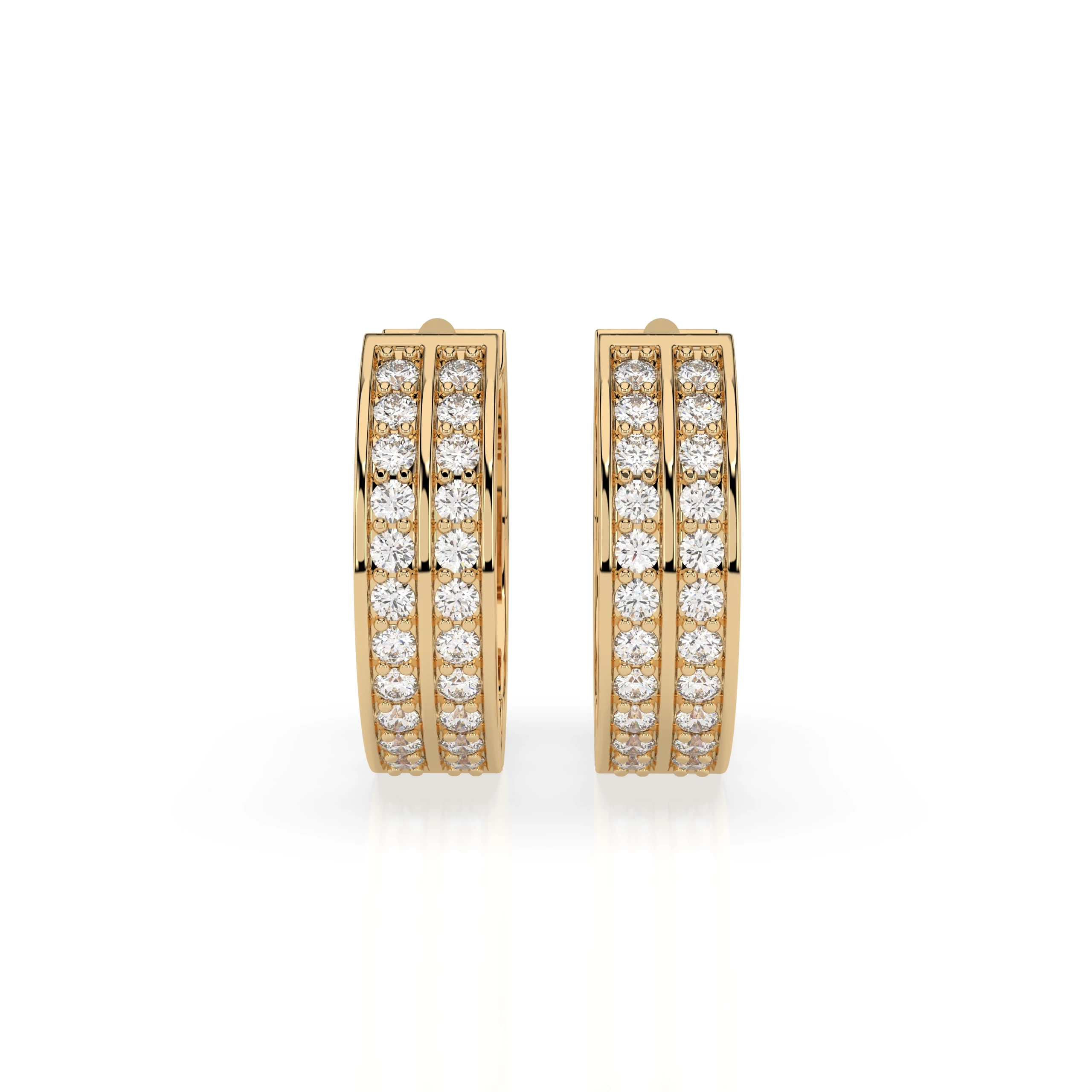 Boucles d'oreilles Romance Radieuse Éternité ronde 0,35 ct — vue 4