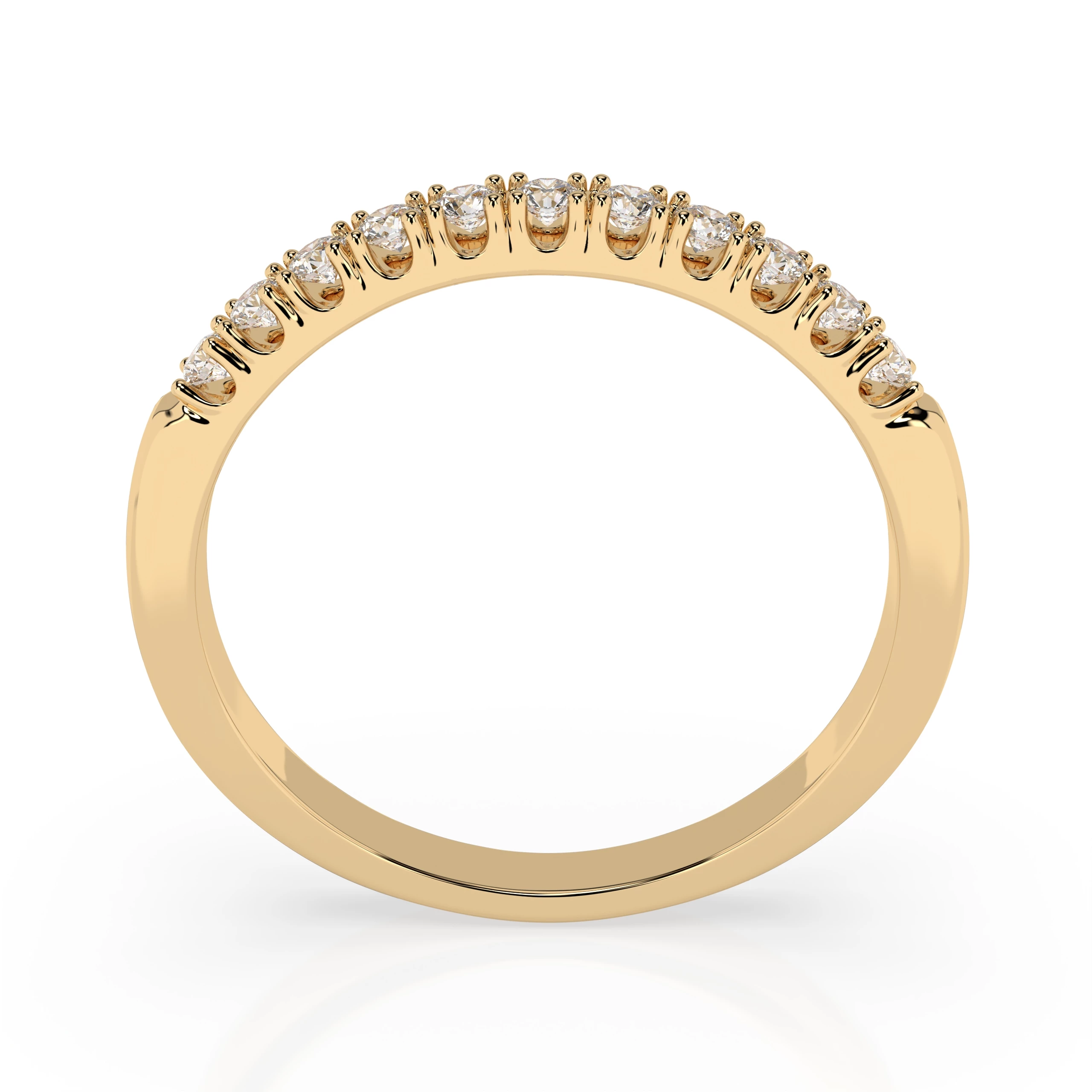 Bague Étreinte Divine Éternité ronde 0,22 ct — vue 5