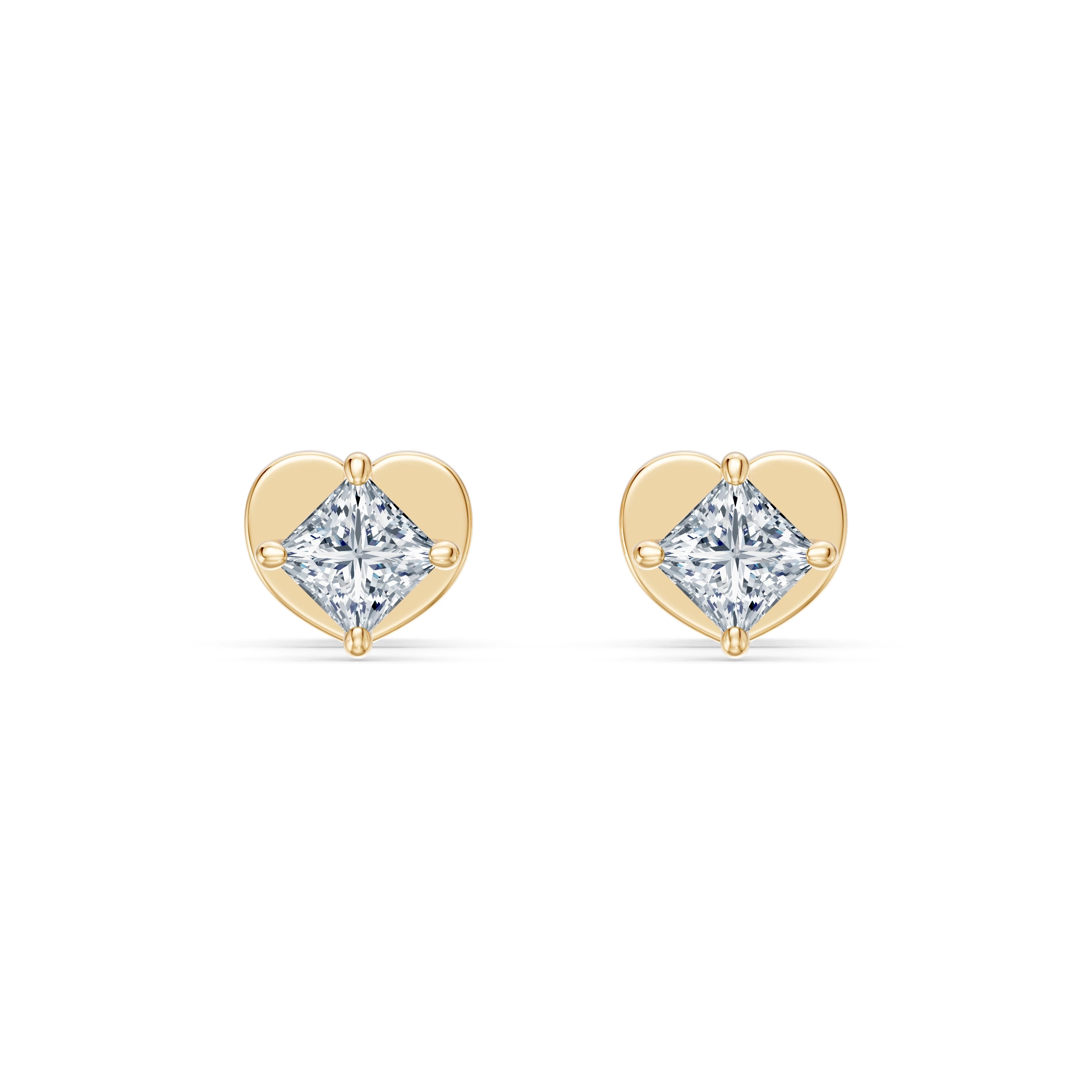 Boucles d'oreilles Éclipse Éternelle Solitaire avec fermoir papillon 0,17 ct · 3,0 mm — vue 4
