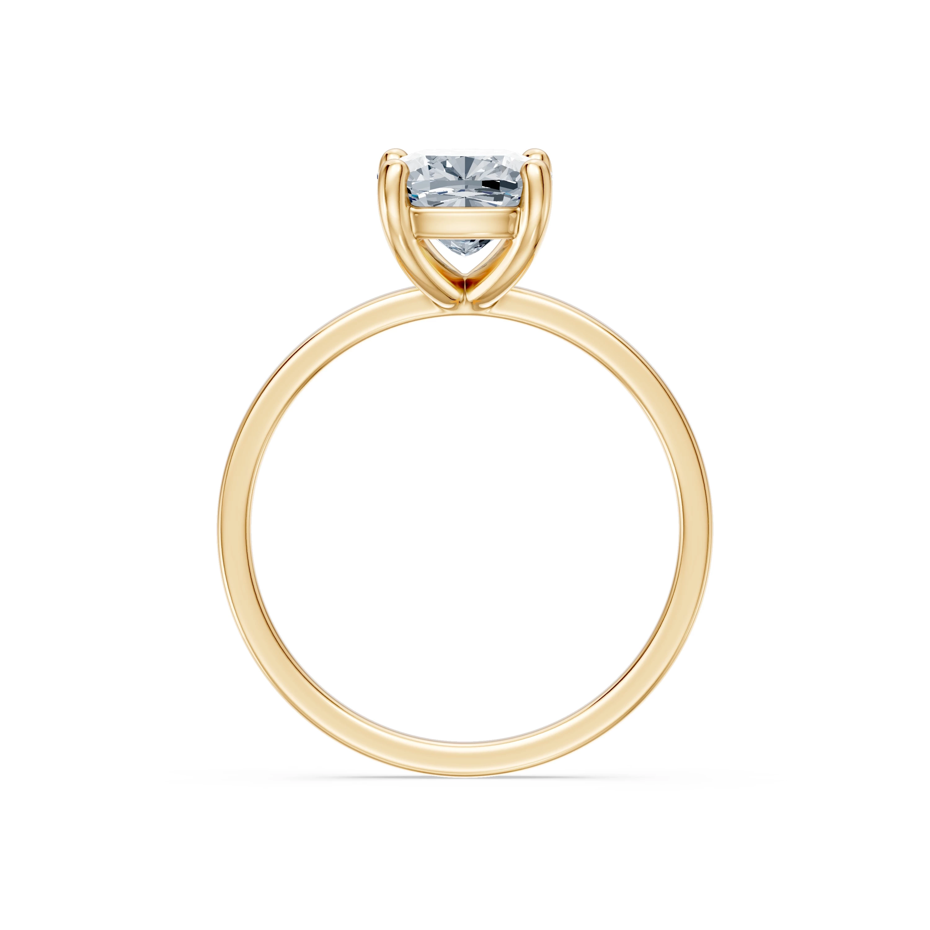 Bague Distinction Sublime Solitaire coussin 2 ct · 2,0 mm — vue 5