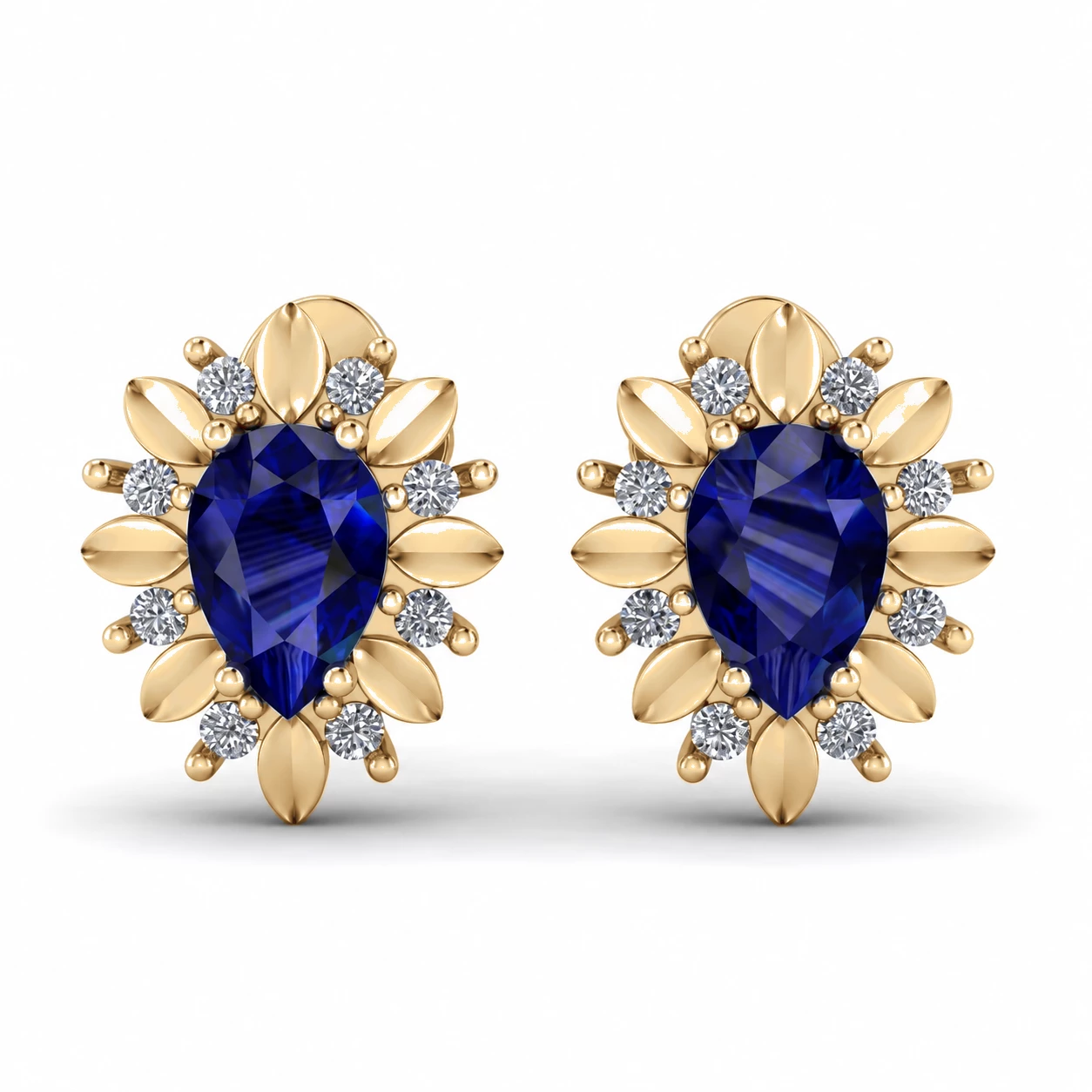 Boucles d'oreilles Nébuleuse Infinie Pierre Précieuse 1 ct — vue 9