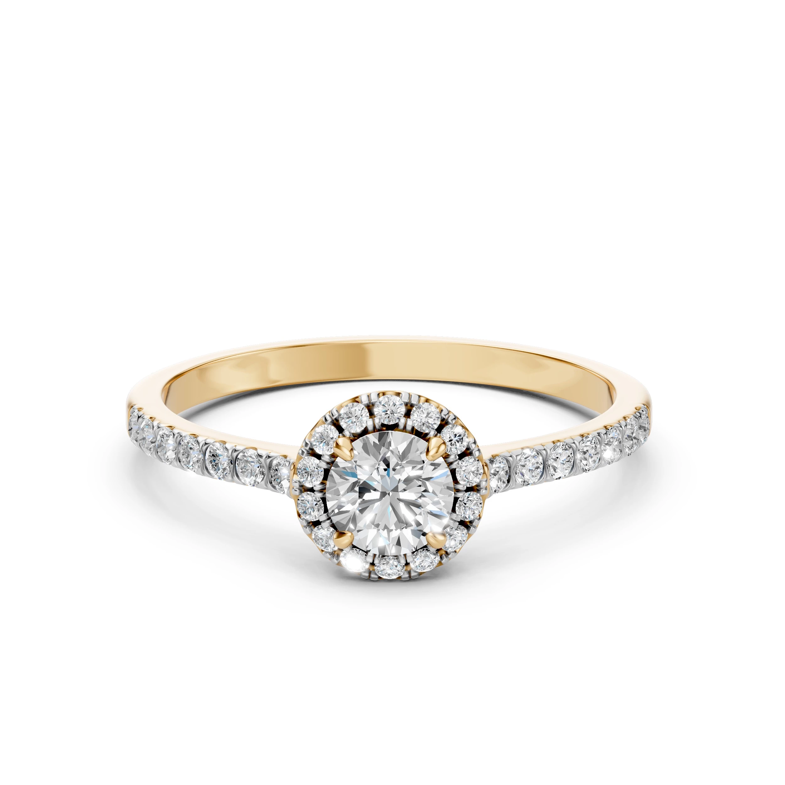 Bague Tendresse Infinie Solitaire Éternité ronde 0,5 ct · 5,1 mm — vue 6